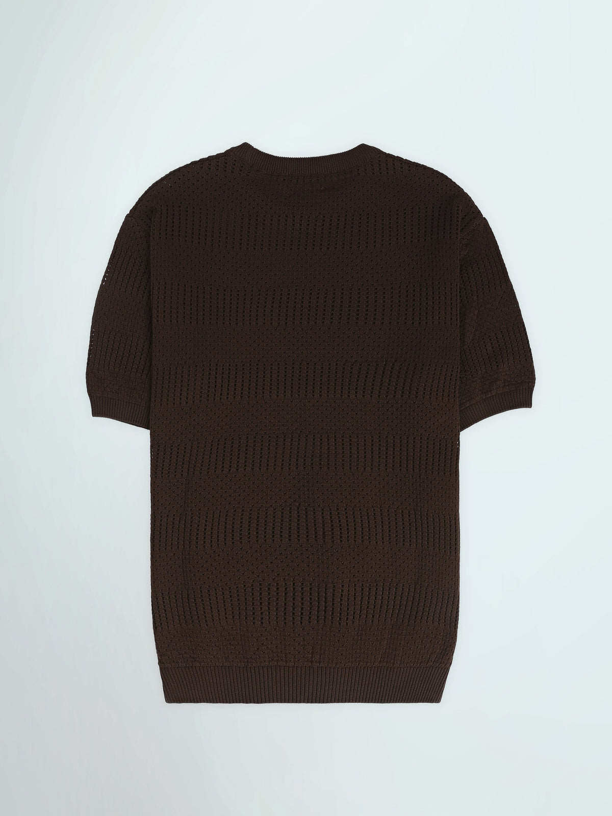 T-Shirt Homme en Maille Ajourée à Manches Courtes - TSH26S20000021TM1