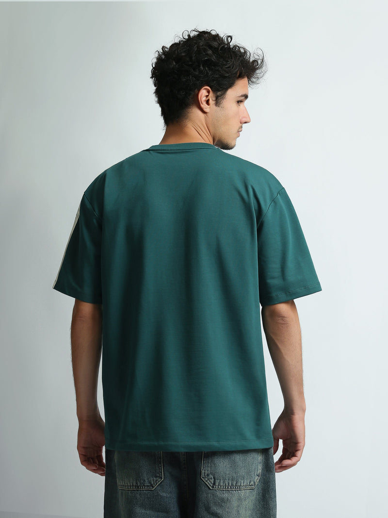 T-Shirt Homme Oversize à Imprimé Off-City et Bandes - TSH26S20000076TM1
