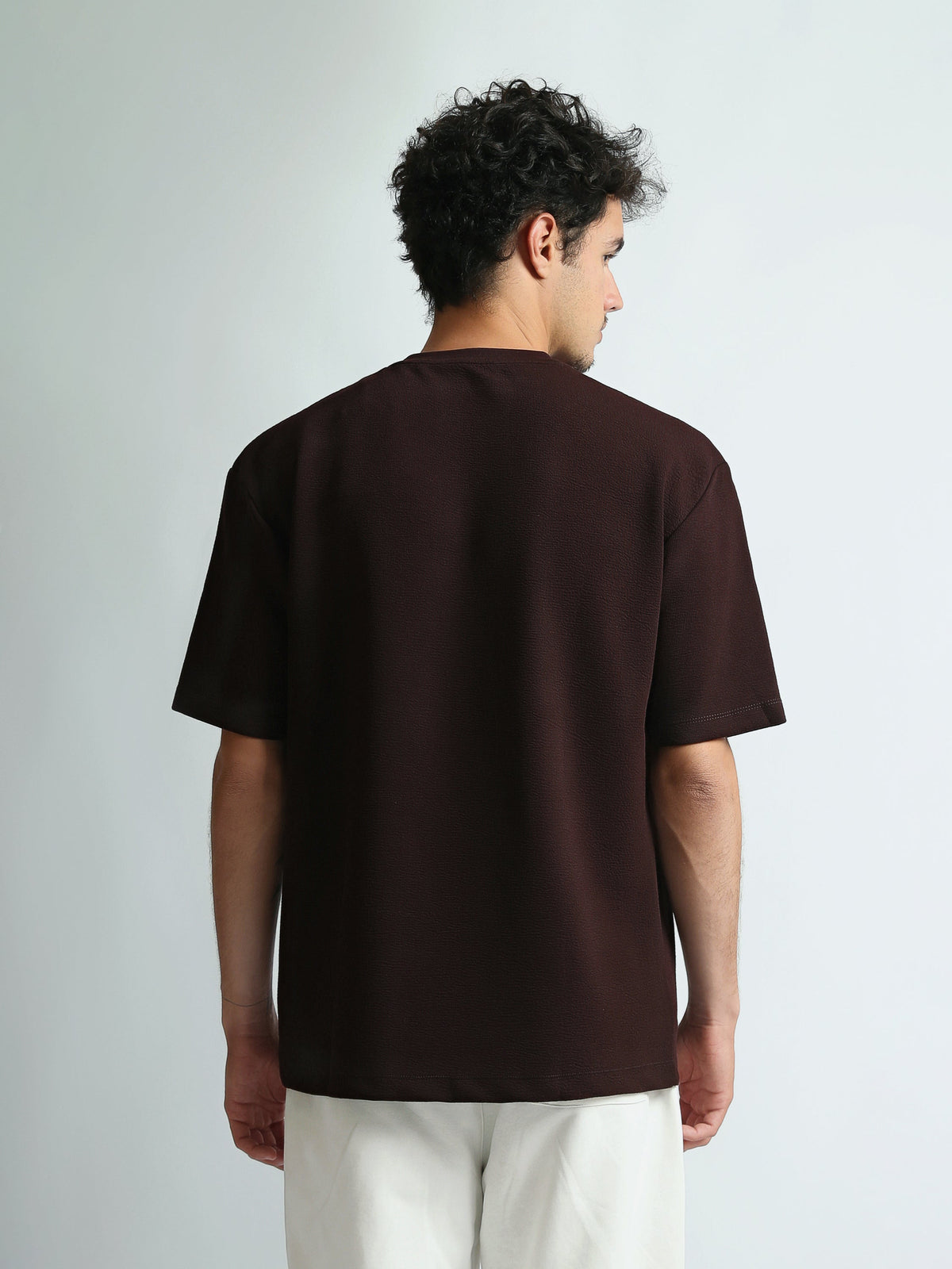 T-Shirt Homme Oversize à Imprimé Zero to One - TSH26S20000084TM1