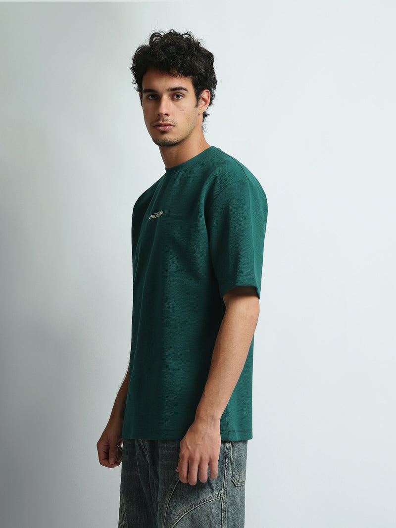 T-Shirt Homme Oversize à Imprimé Zero to One - TSH26S20000084TM1