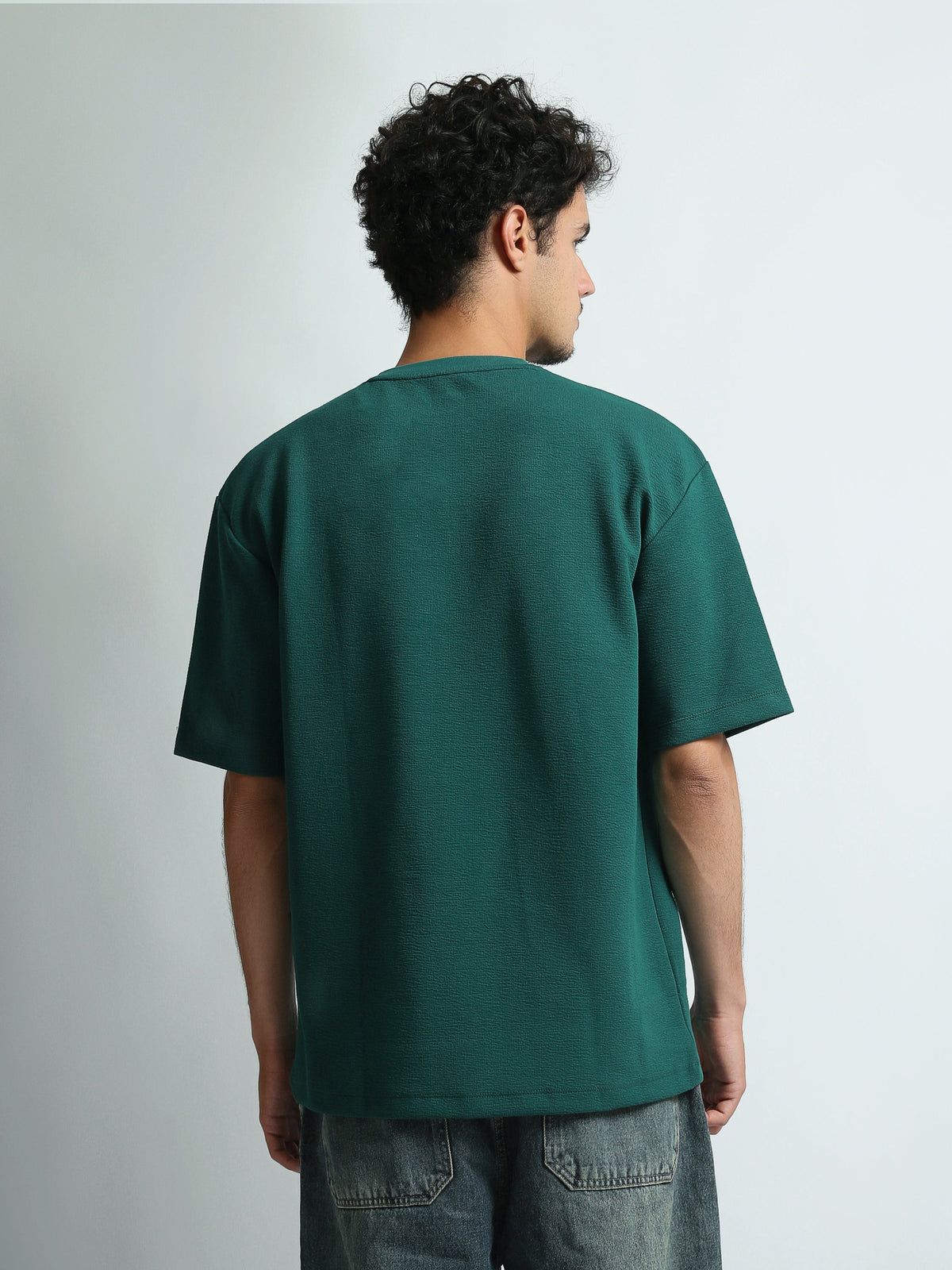 T-Shirt Homme Oversize à Imprimé Zero to One - TSH26S20000084TM1