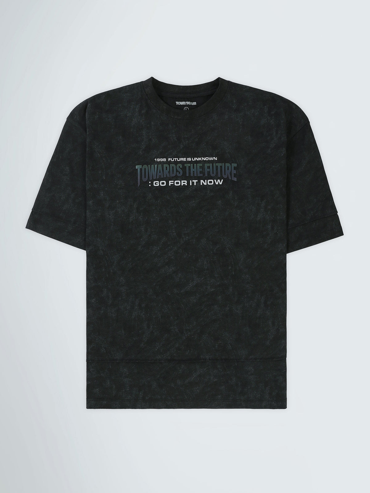 T-Shirt Homme Oversize Effet Délavé à Imprimé Graphique - SH26SARO20058TM1