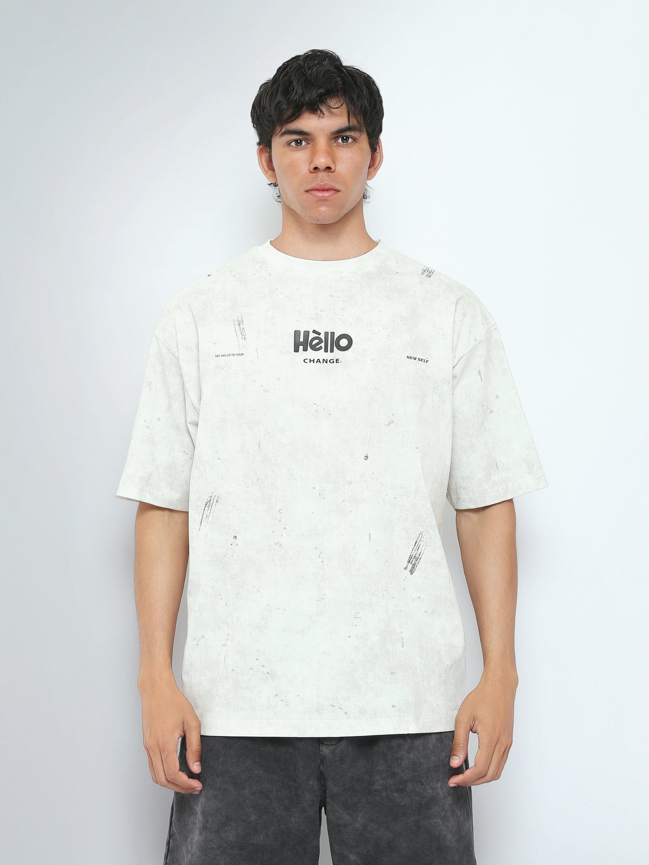 T-Shirt Oversize Homme Imprimé – Style Streetwear Moderne - TSH26SARO20071TM1