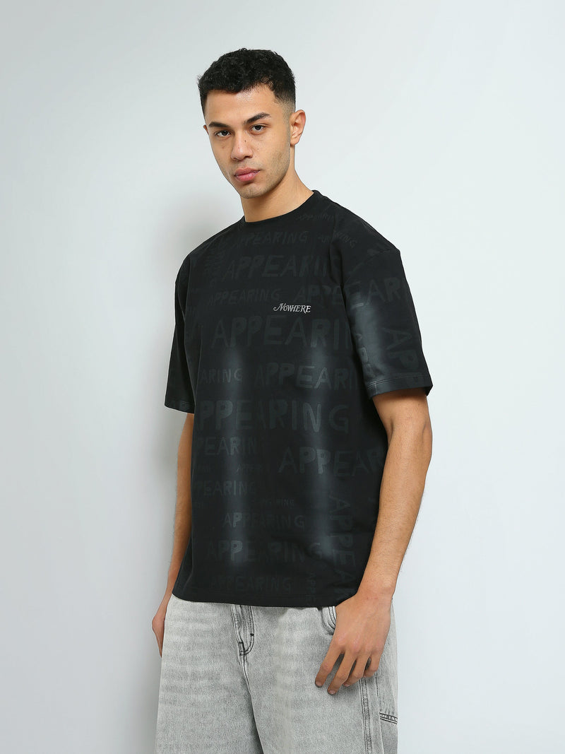 T-shirt Oversize Homme à Imprimé All-Over – Style Streetwear - TSH26SARO20389TM1