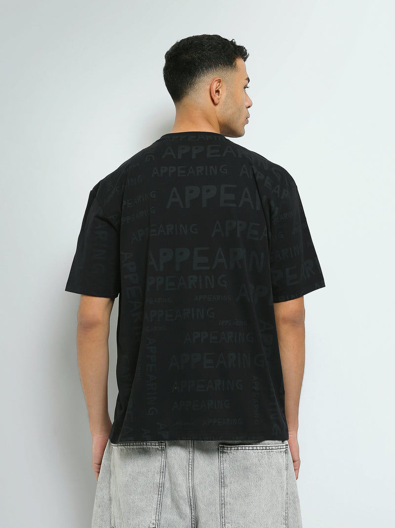 T-shirt Oversize Homme à Imprimé All-Over – Style Streetwear - TSH26SARO20389TM1