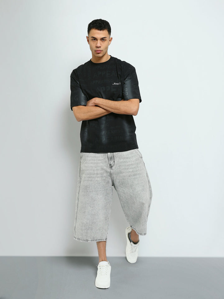 T-shirt Oversize Homme à Imprimé All-Over – Style Streetwear - TSH26SARO20389TM1