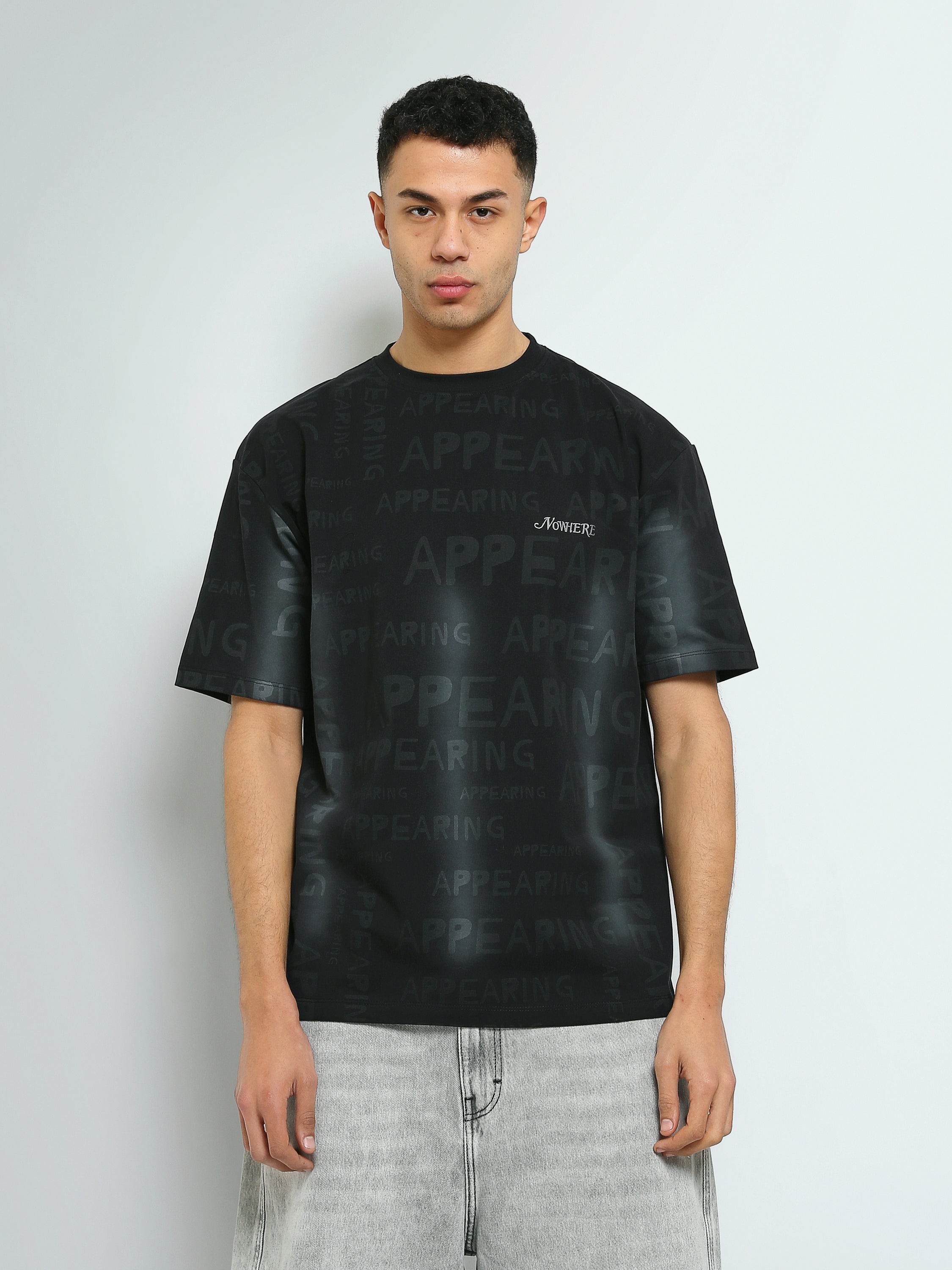T-shirt Oversize Homme à Imprimé All-Over – Style Streetwear - TSH26SARO20389TM1