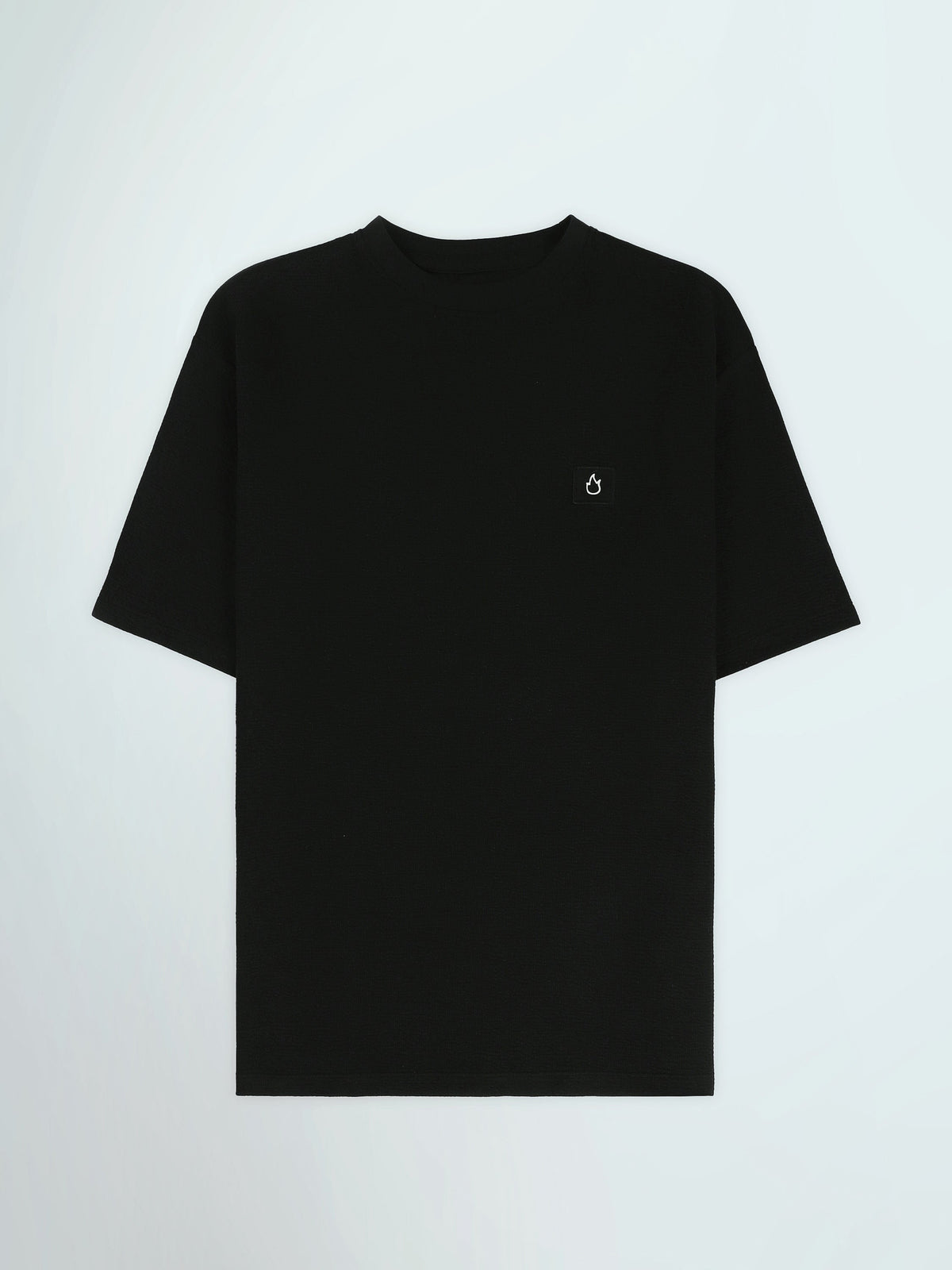 T-Shirt Homme Oversize Basique avec Petit Logo Brodé - TSH26SBRO20070TM1