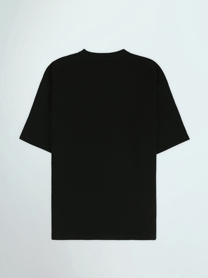 T-Shirt Homme Oversize Basique avec Petit Logo Brodé - TSH26SBRO20070TM1