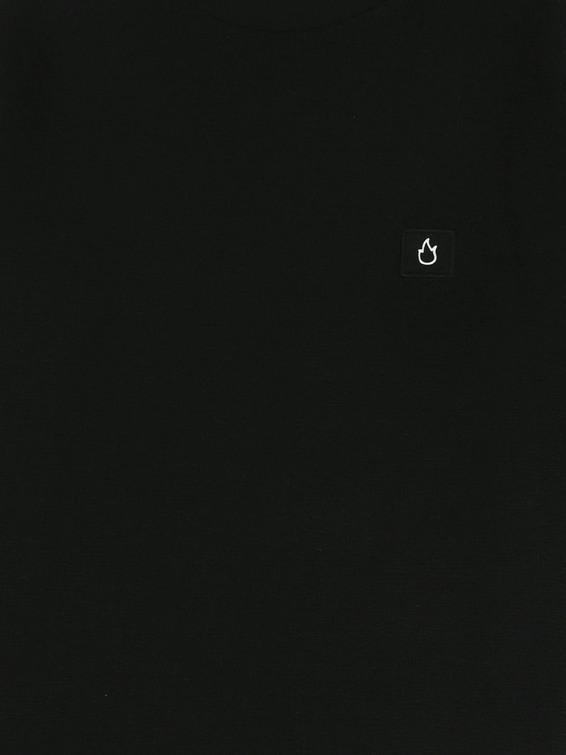 T-Shirt Homme Oversize Basique avec Petit Logo Brodé - TSH26SBRO20070TM1
