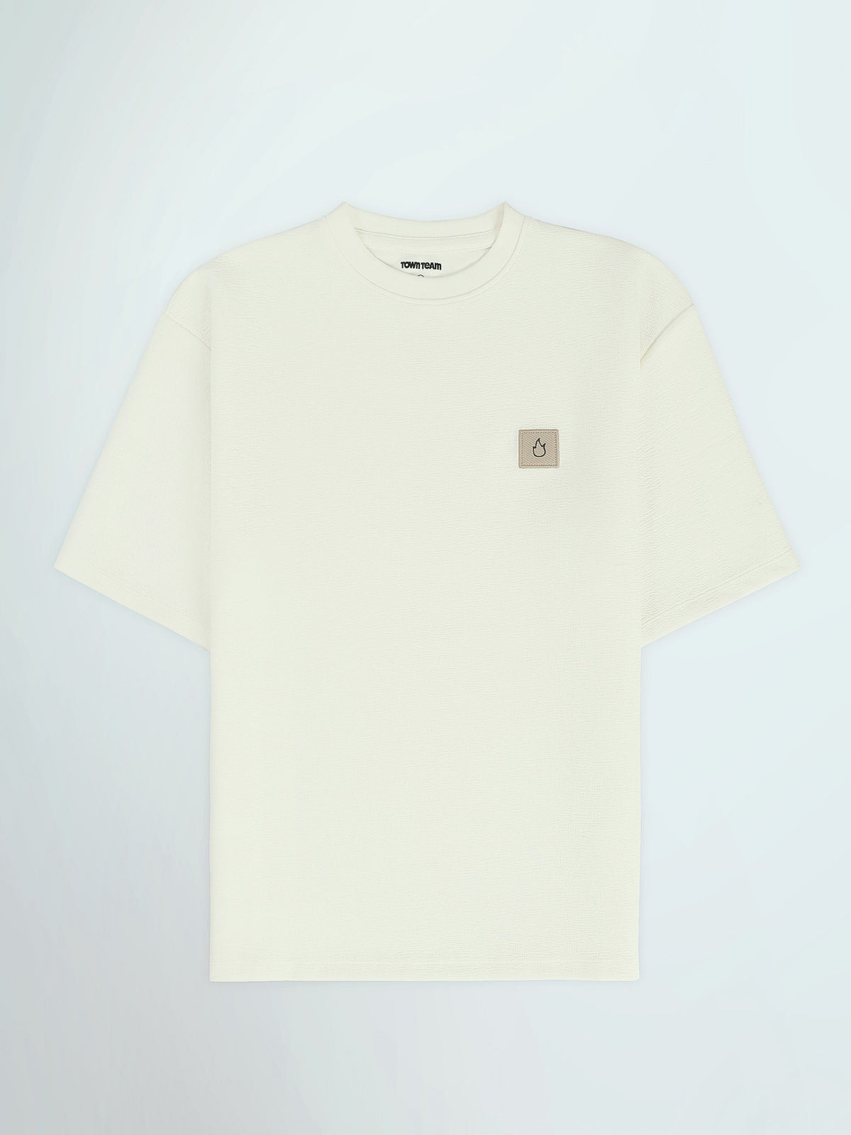 T-Shirt Homme Oversize Basique avec Petit Logo Brodé - TSH26SBRO20070TM1