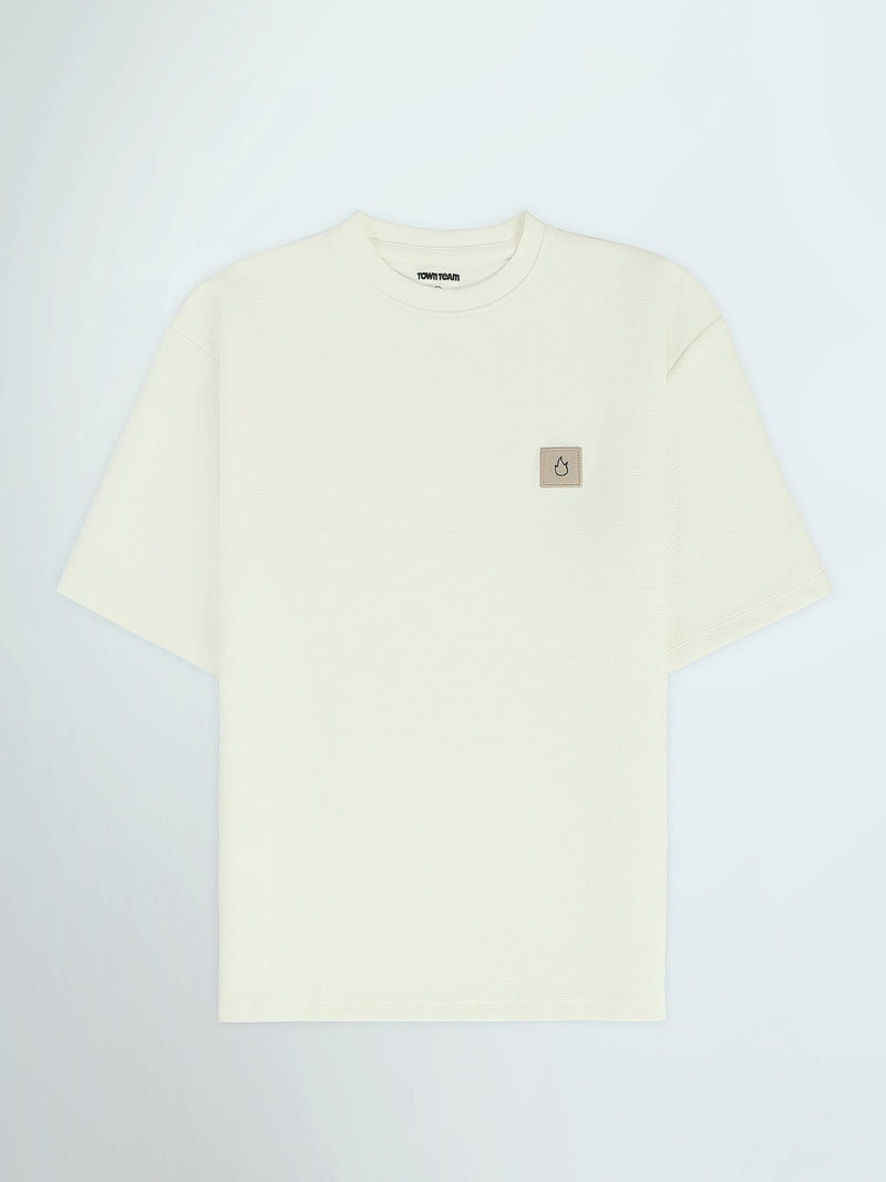 T-Shirt Homme Oversize Basique avec Petit Logo Brodé - TSH26SBRO20070TM1