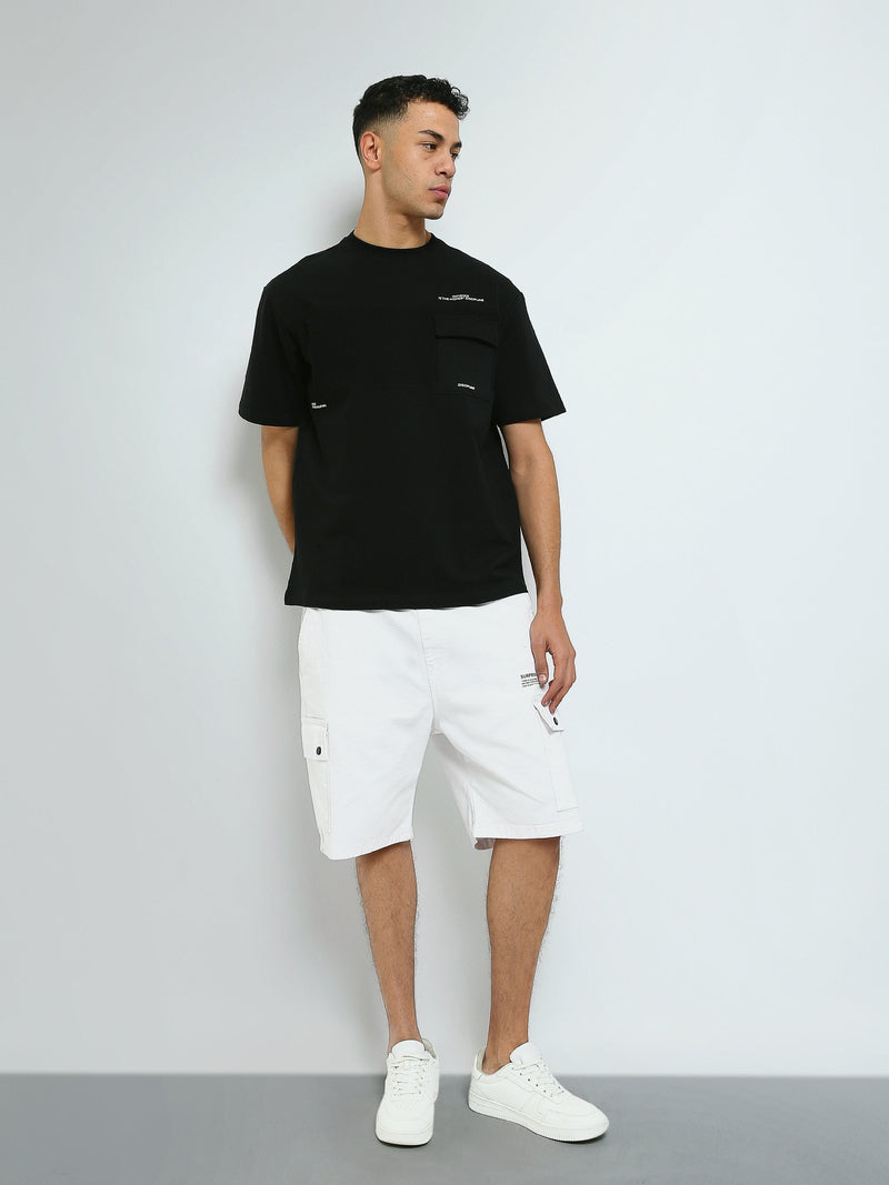 T-shirt Oversize Homme avec Poche à Rabat – Style Streetwear - TSH26SCR20430TM1