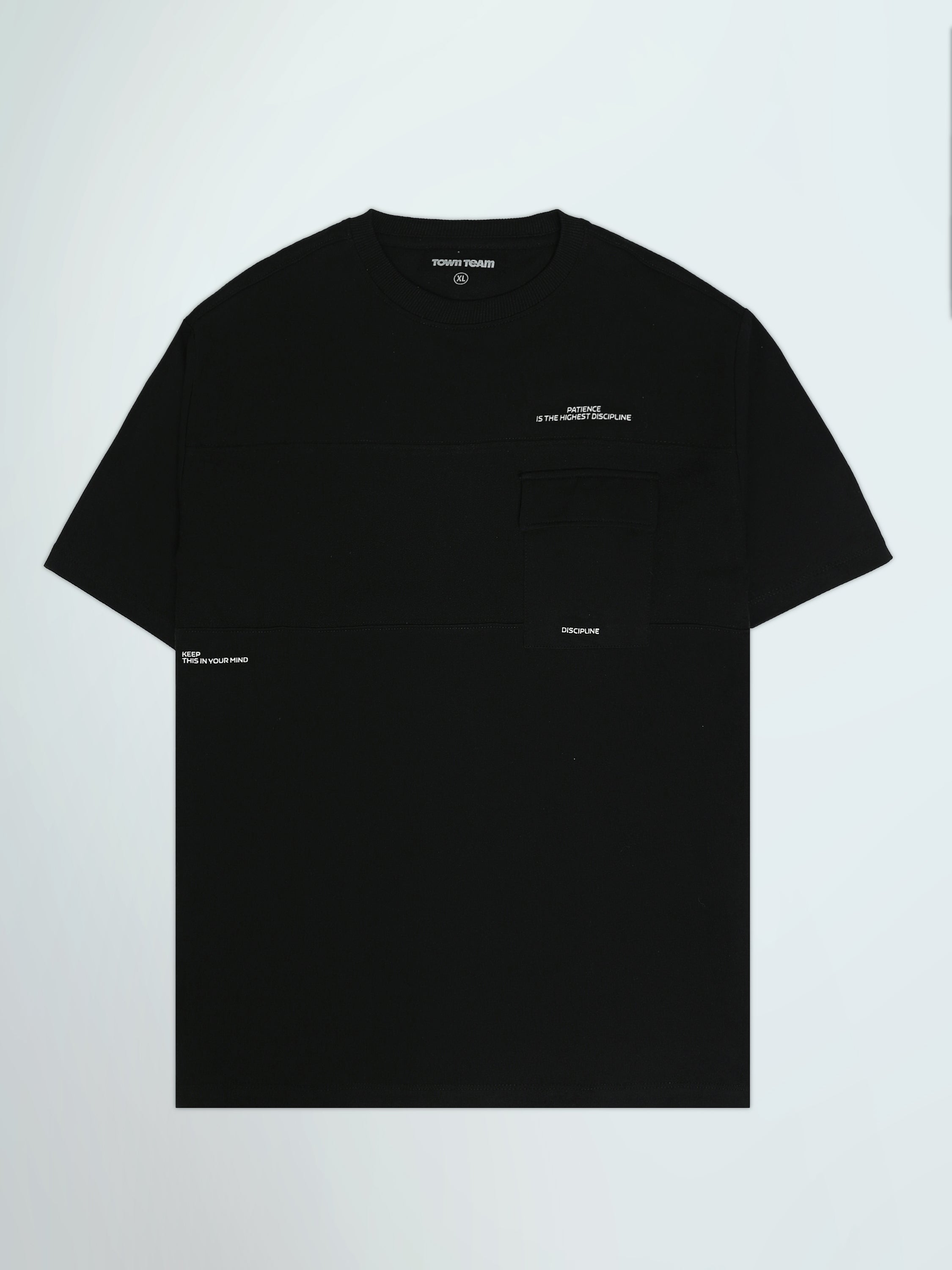 T-shirt Oversize Homme avec Poche à Rabat – Style Streetwear - TSH26SCR20430TM1
