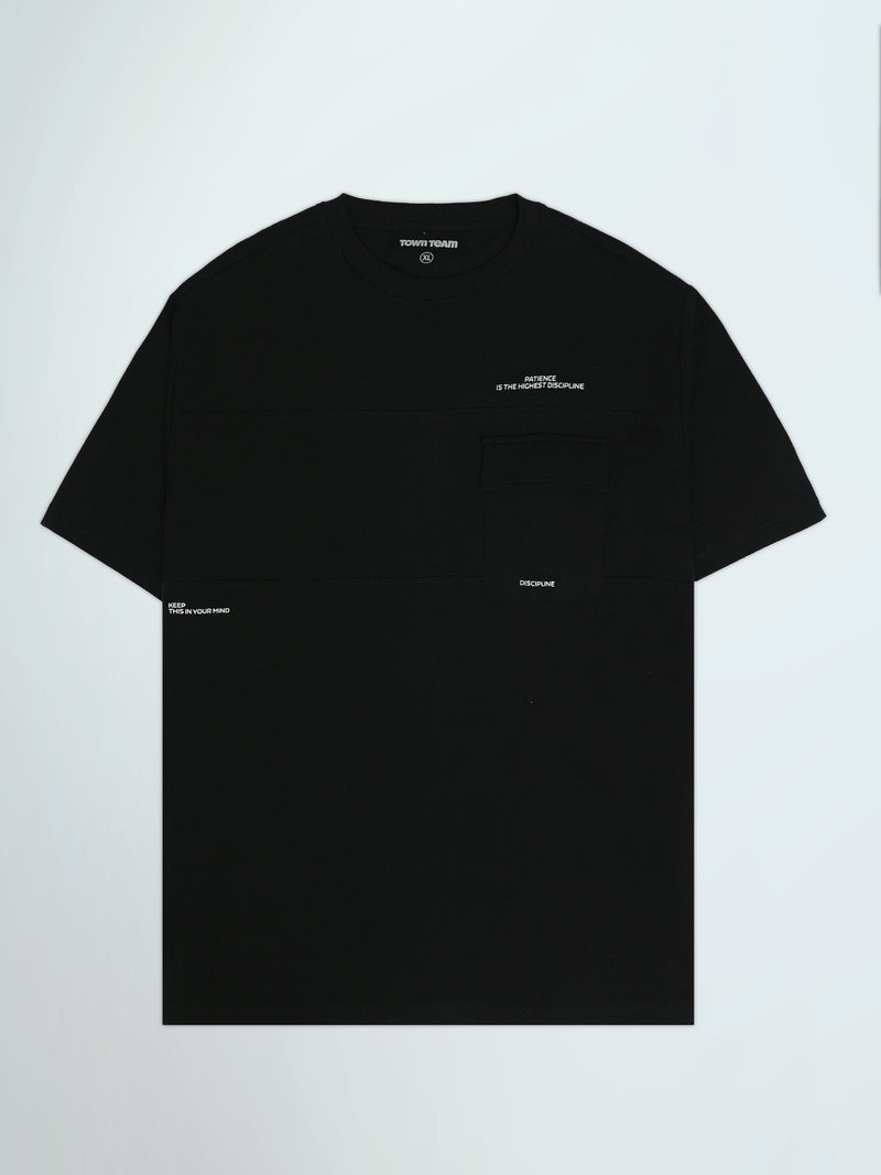 T-shirt Oversize Homme avec Poche à Rabat – Style Streetwear - TSH26SCR20430TM1