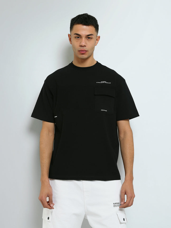 T-shirt Oversize Homme avec Poche à Rabat – Style Streetwear - TSH26SCR20430TM1