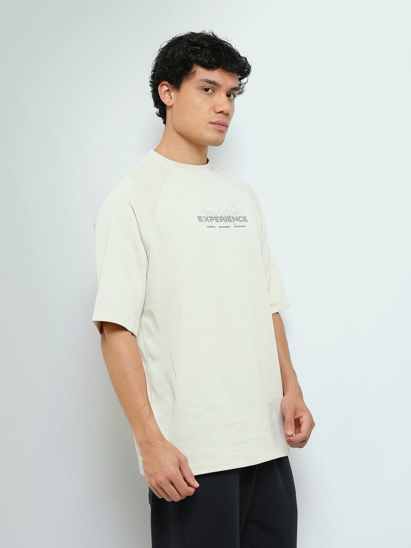 T-Shirt Homme Oversize à Imprimé Experience – Style Casual - TSH26SCRO20123TM1