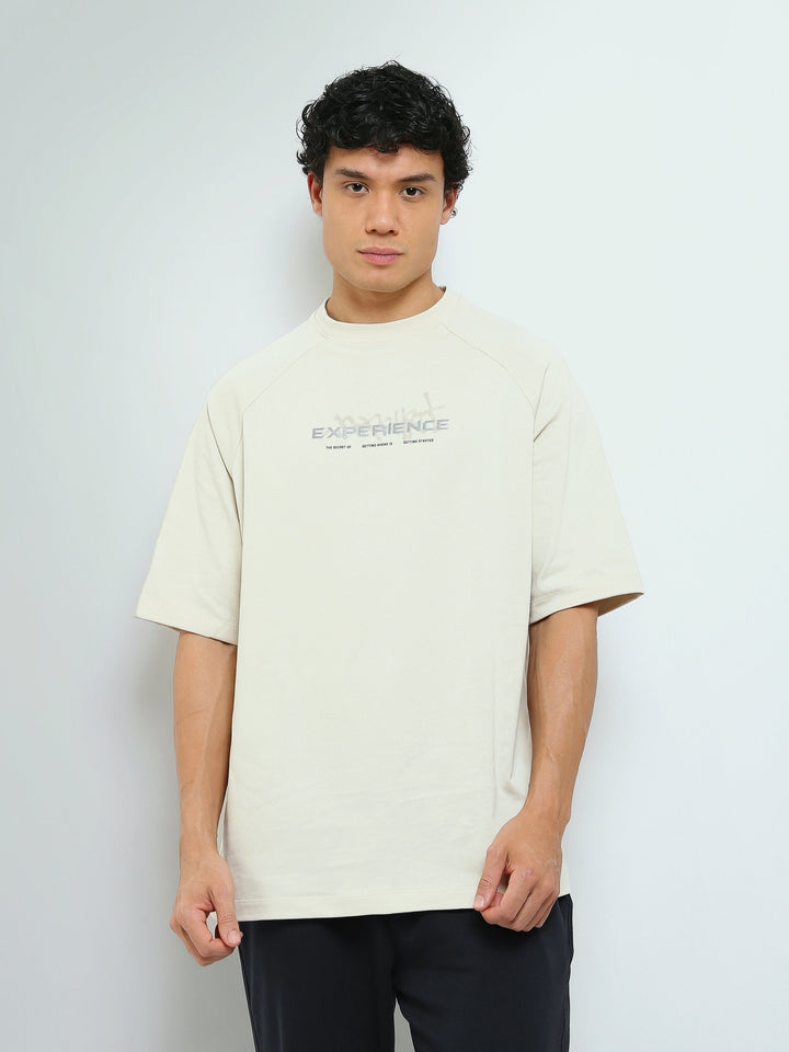 T-Shirt Homme Oversize à Imprimé Experience – Style Casual - TSH26SCRO20123TM1