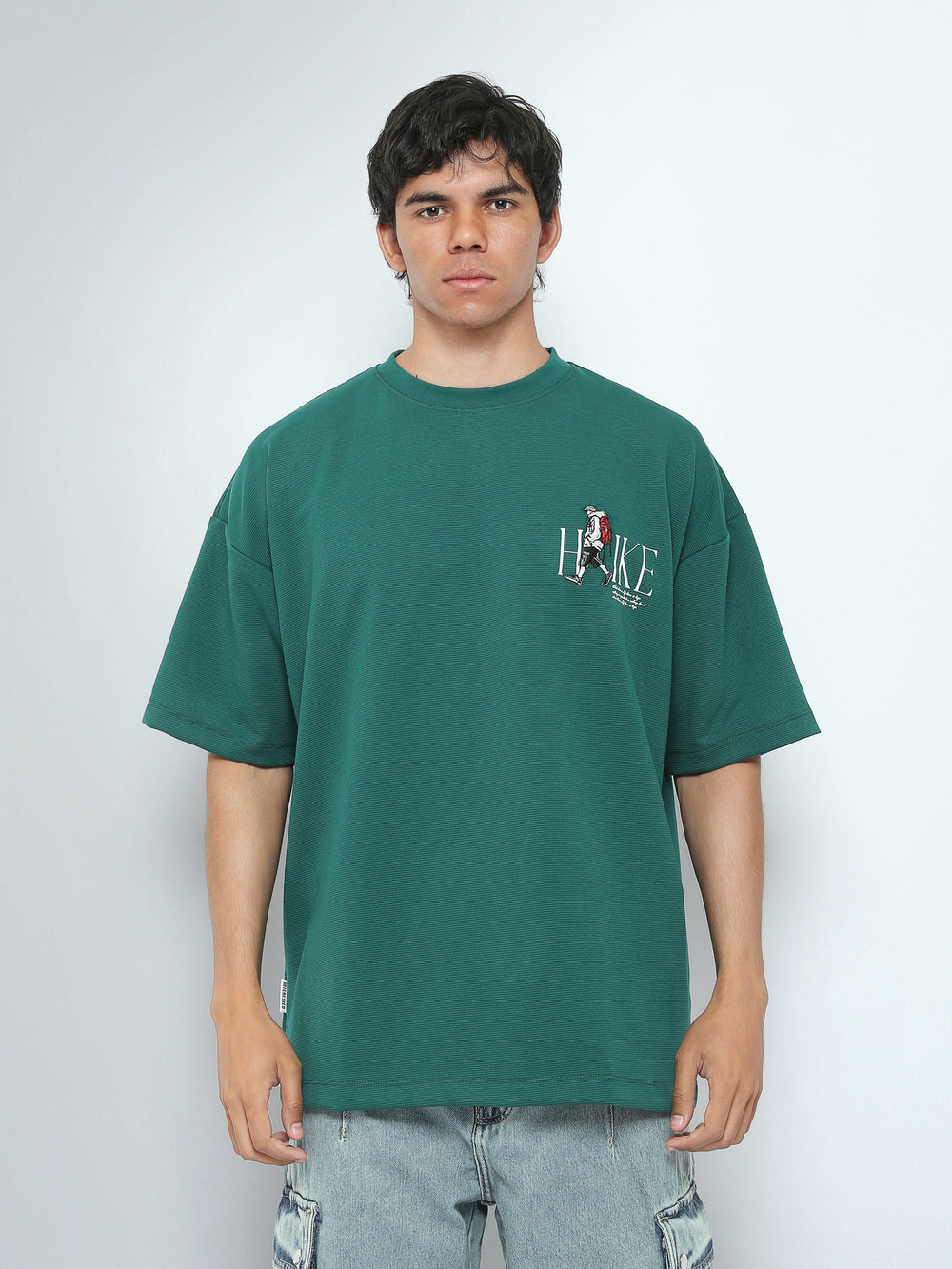 T-Shirt Homme Oversize à Motif Brodé – Style Streetwear - TSH26SPR20033TM1