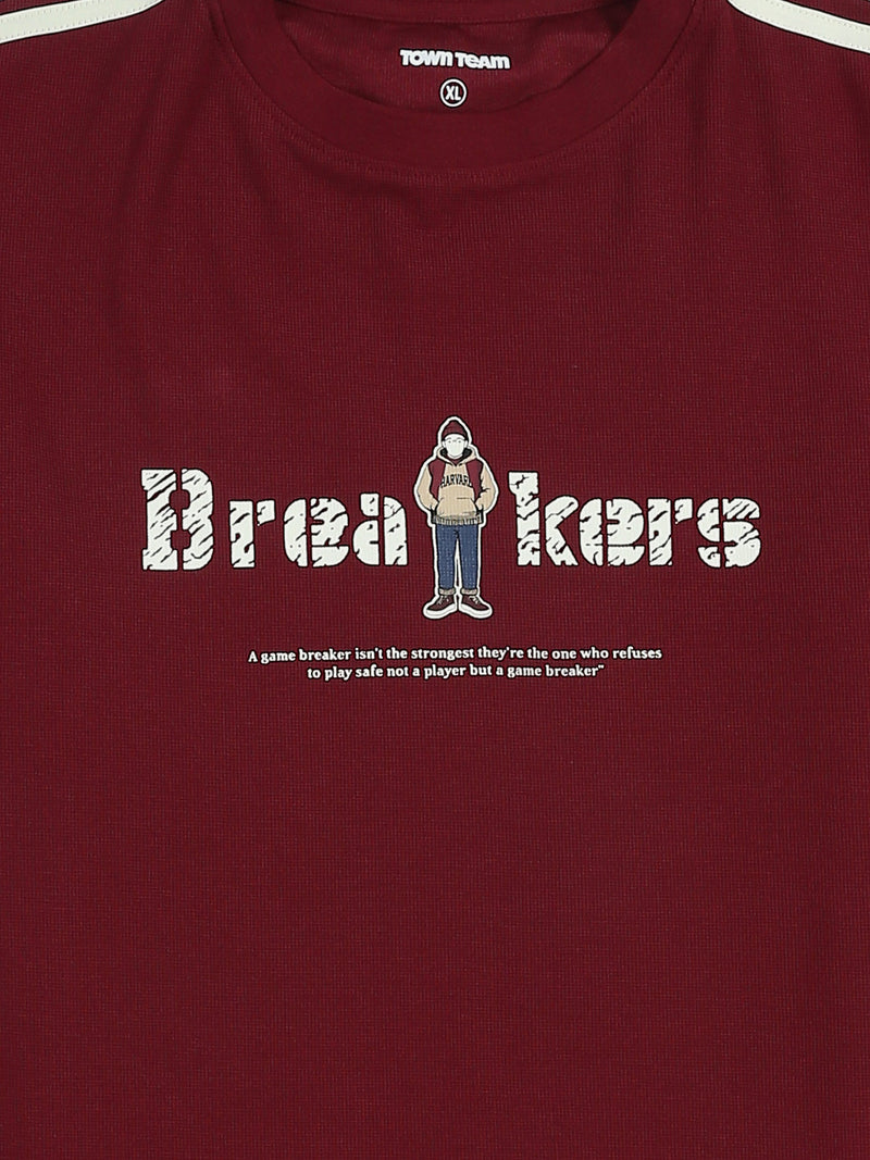 T-Shirt Oversize Homme à Imprimé Graphique et Bandes - TSH26SPR20045TM1