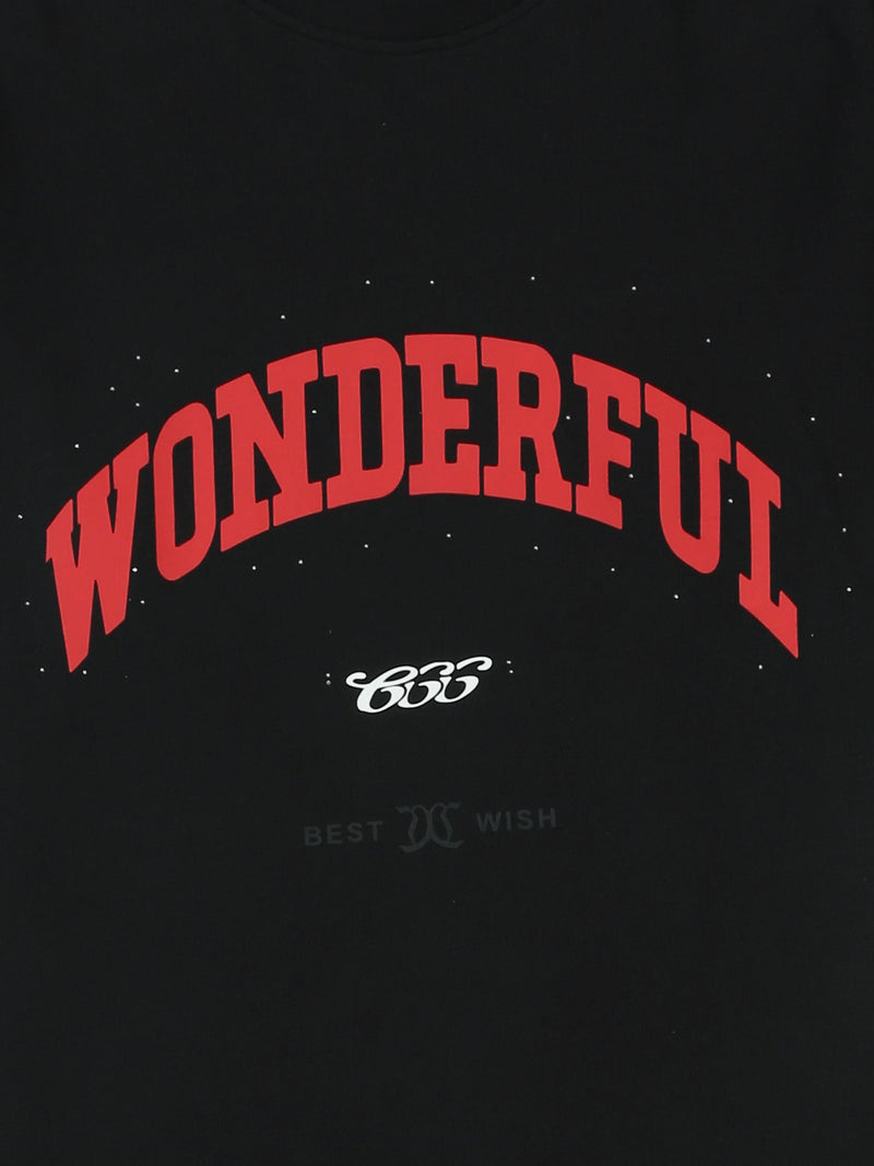 T-Shirt Homme Oversize à Imprimé Wonderful – Style Streetwear - TSH26SPR20291TM1