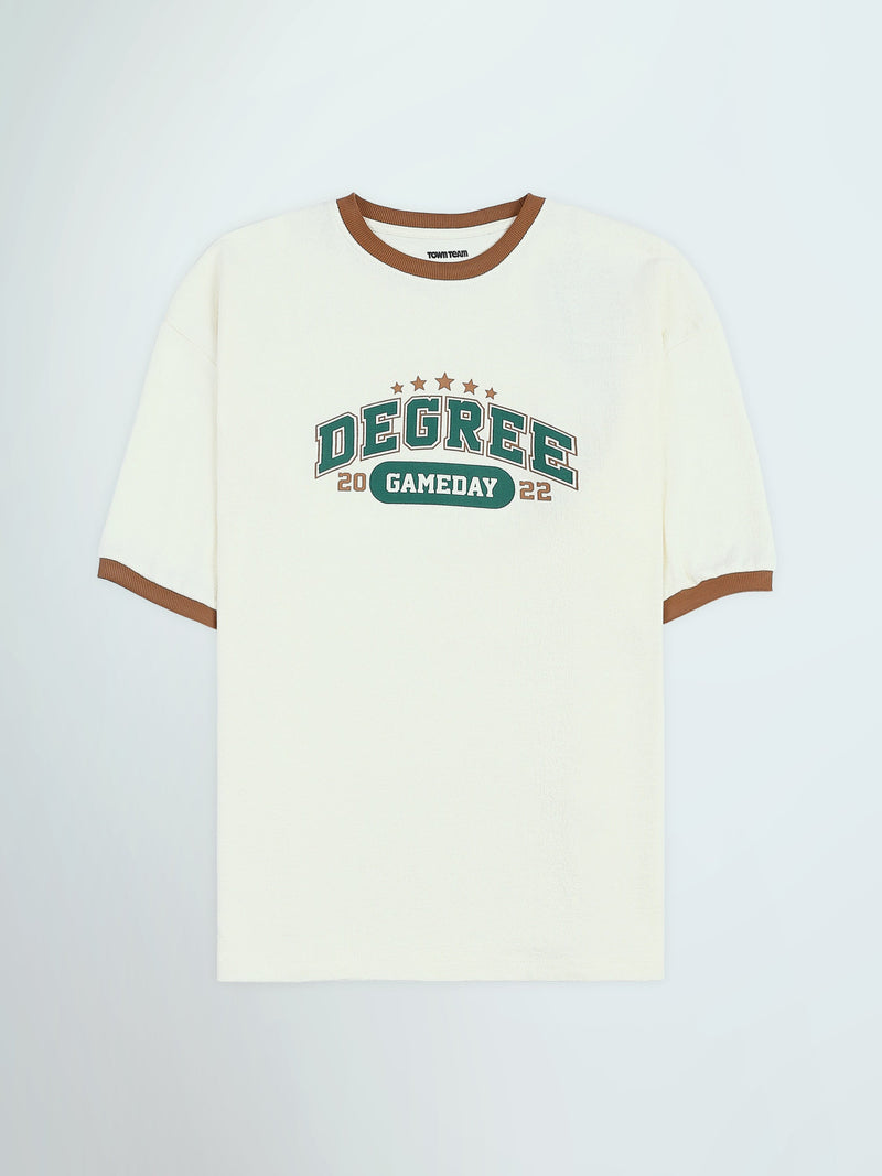 T-Shirt Homme Oversize à Imprimé College Gameday - TSH26SPR20293TM1
