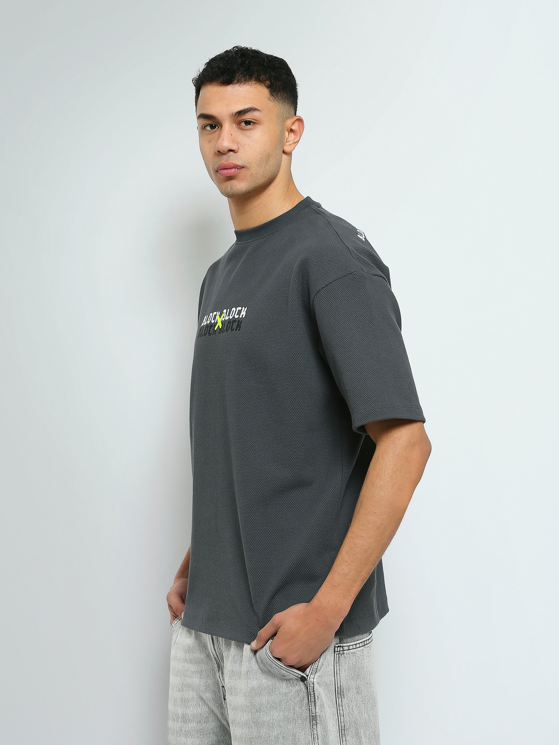 T-shirt Oversize Homme à Imprimé Graphique – Style Urbain - TSH26SPR20346TM1