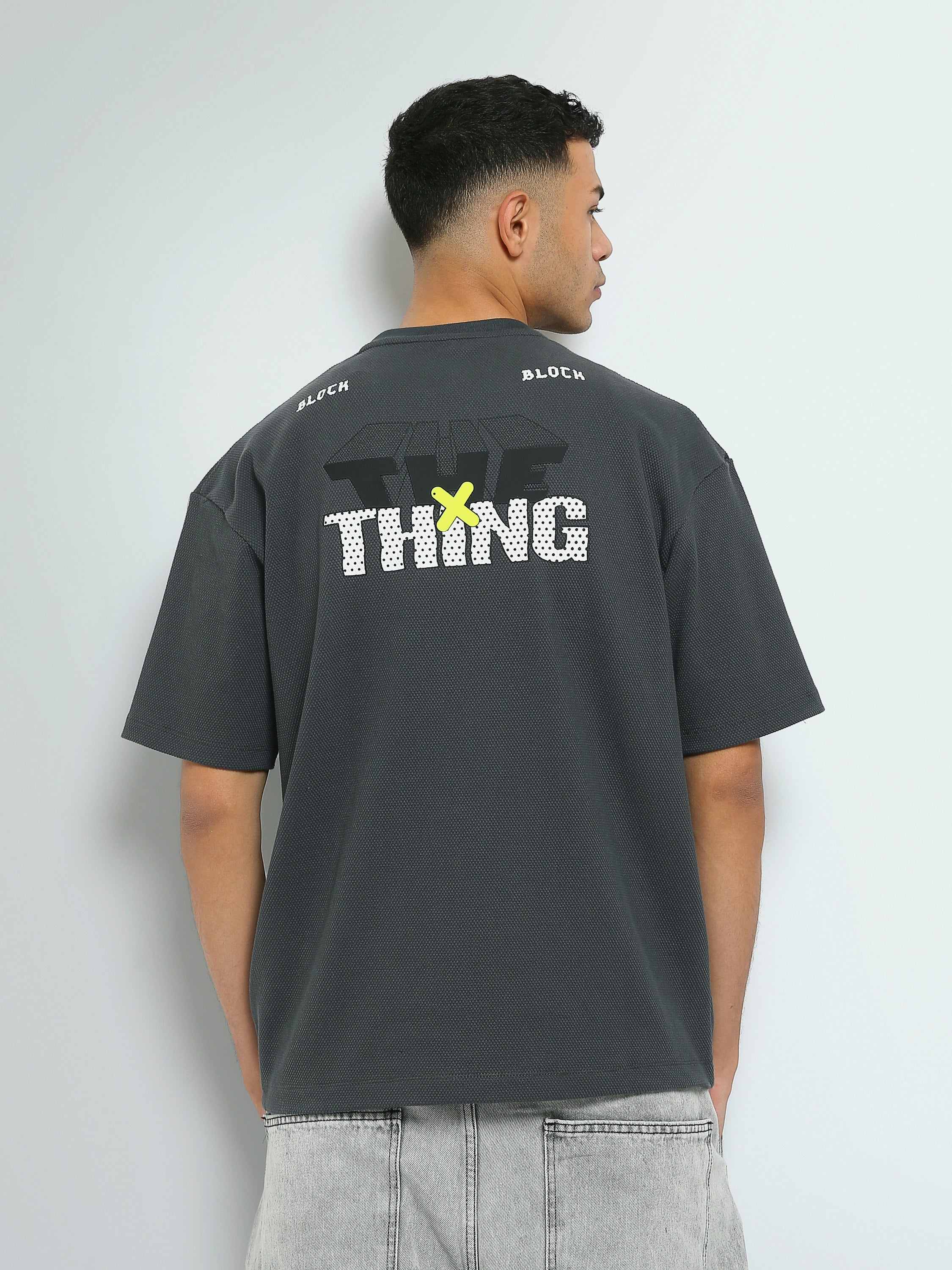 T-shirt Oversize Homme à Imprimé Graphique – Style Urbain - TSH26SPR20346TM1