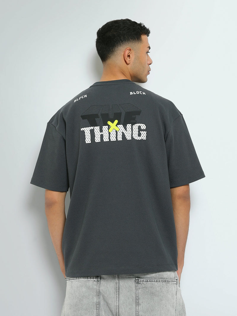 T-shirt Oversize Homme à Imprimé Graphique – Style Urbain - TSH26SPR20346TM1