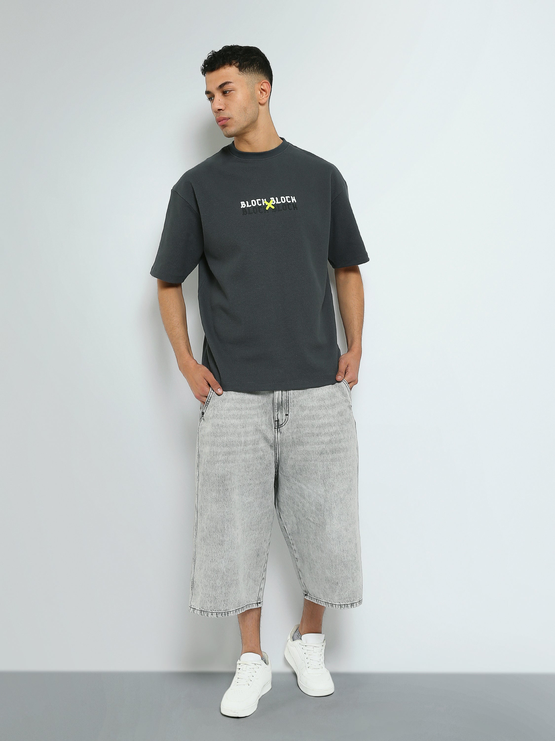 T-shirt Oversize Homme à Imprimé Graphique – Style Urbain - TSH26SPR20346TM1