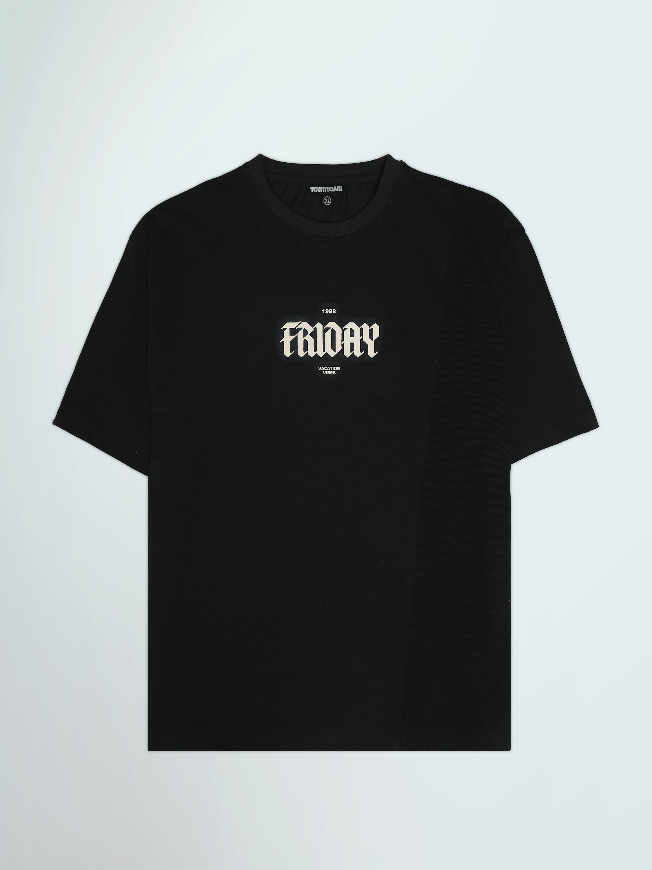 T-shirt Homme Oversize Imprimé Friday – Style Urbain - TSH26SPR20380TM1