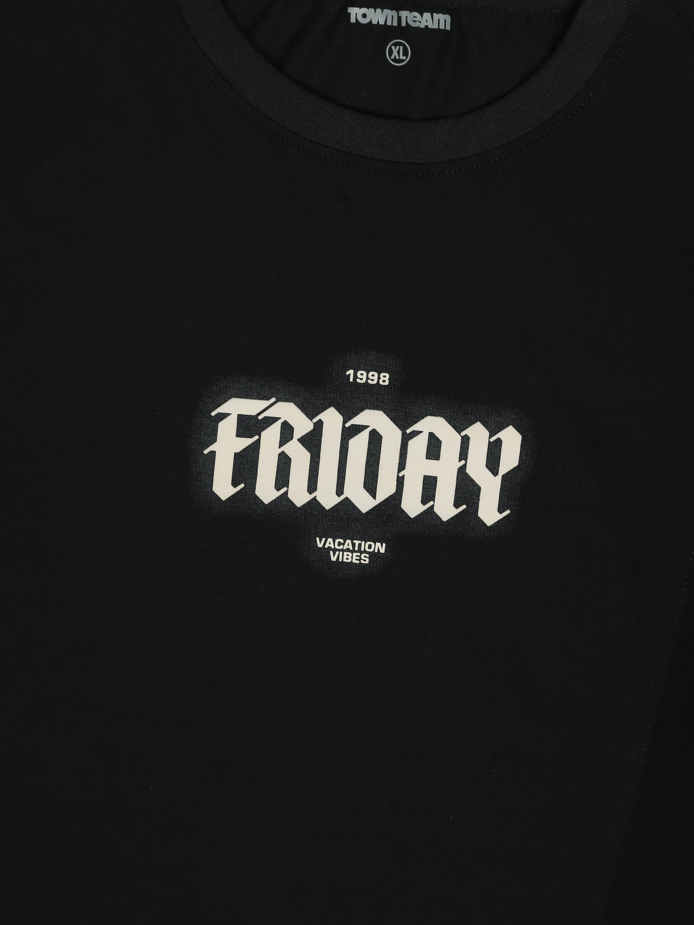 T-shirt Homme Oversize Imprimé Friday – Style Urbain - TSH26SPR20380TM1