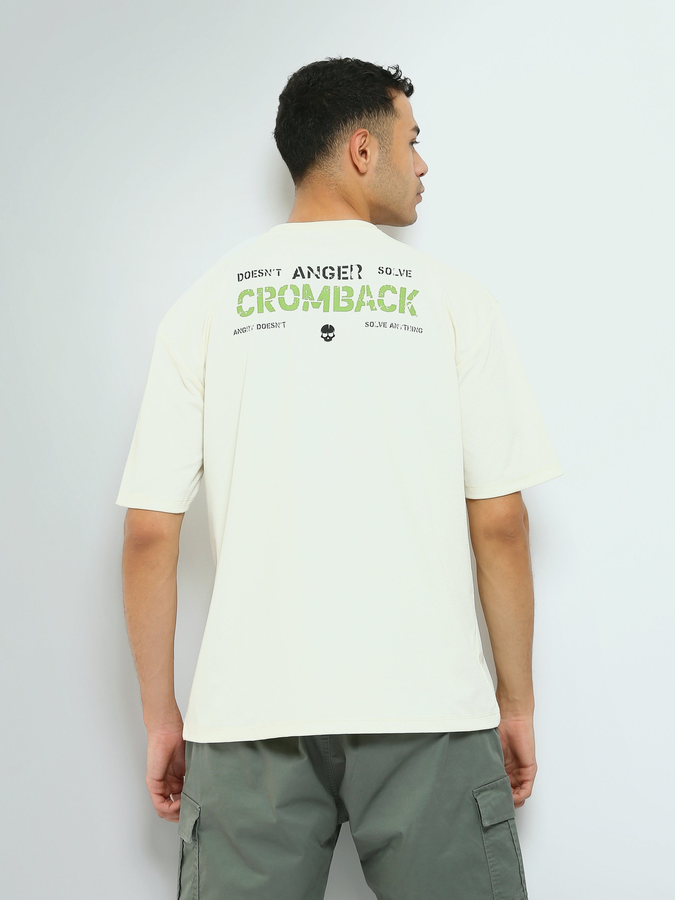 T-shirt Oversize Homme à Imprimé Anger – Style Streetwear - TSH26SPR20385TM1
