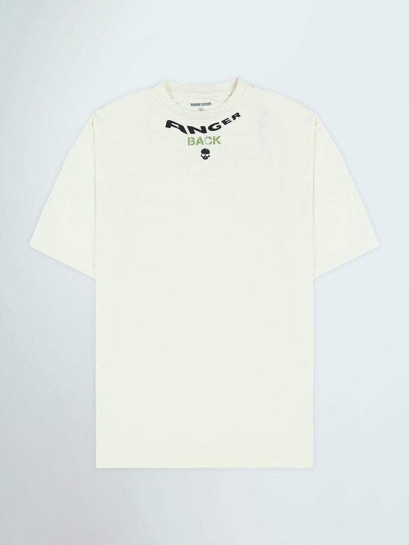 T-shirt Oversize Homme à Imprimé Anger – Style Streetwear - TSH26SPR20385TM1