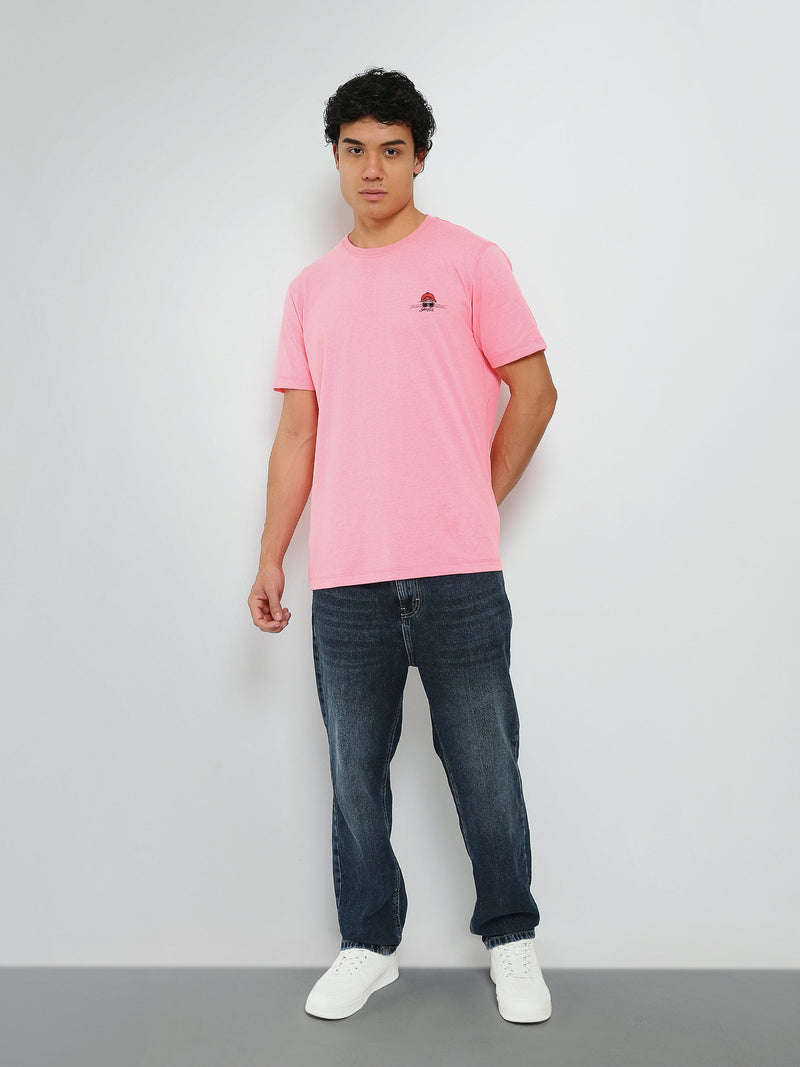 T-Shirt Garçon à Col Rond avec Petit Motif Graphique - TSH26SPRO20010TM1