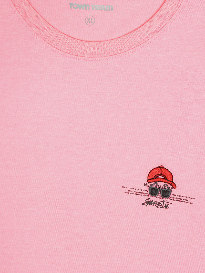 T-Shirt Garçon à Col Rond avec Petit Motif Graphique - TSH26SPRO20010TM1