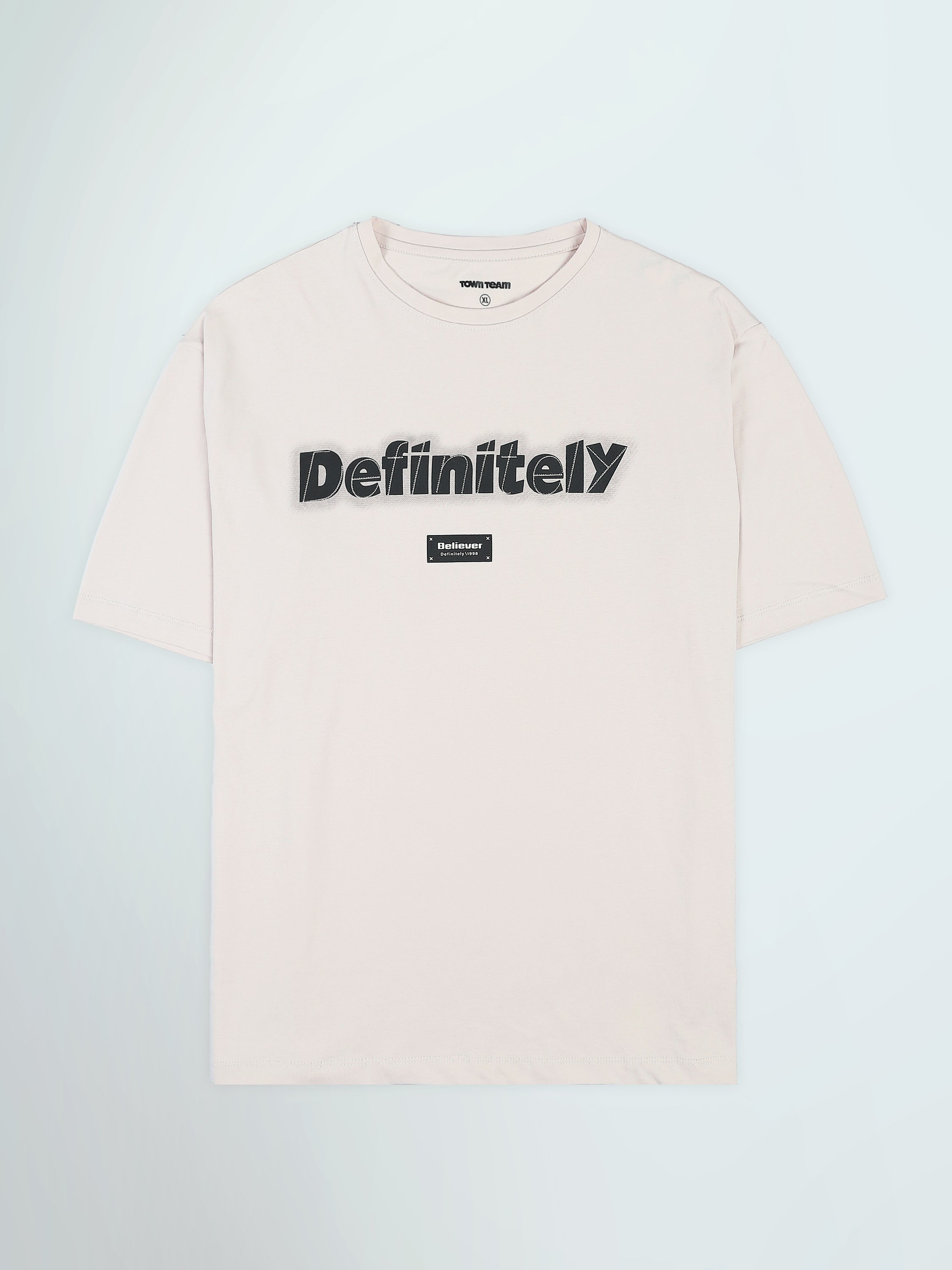 T-shirt Oversize Homme à Imprimé Definitely – Style Streetwear - TSH26SPRO20011TM1