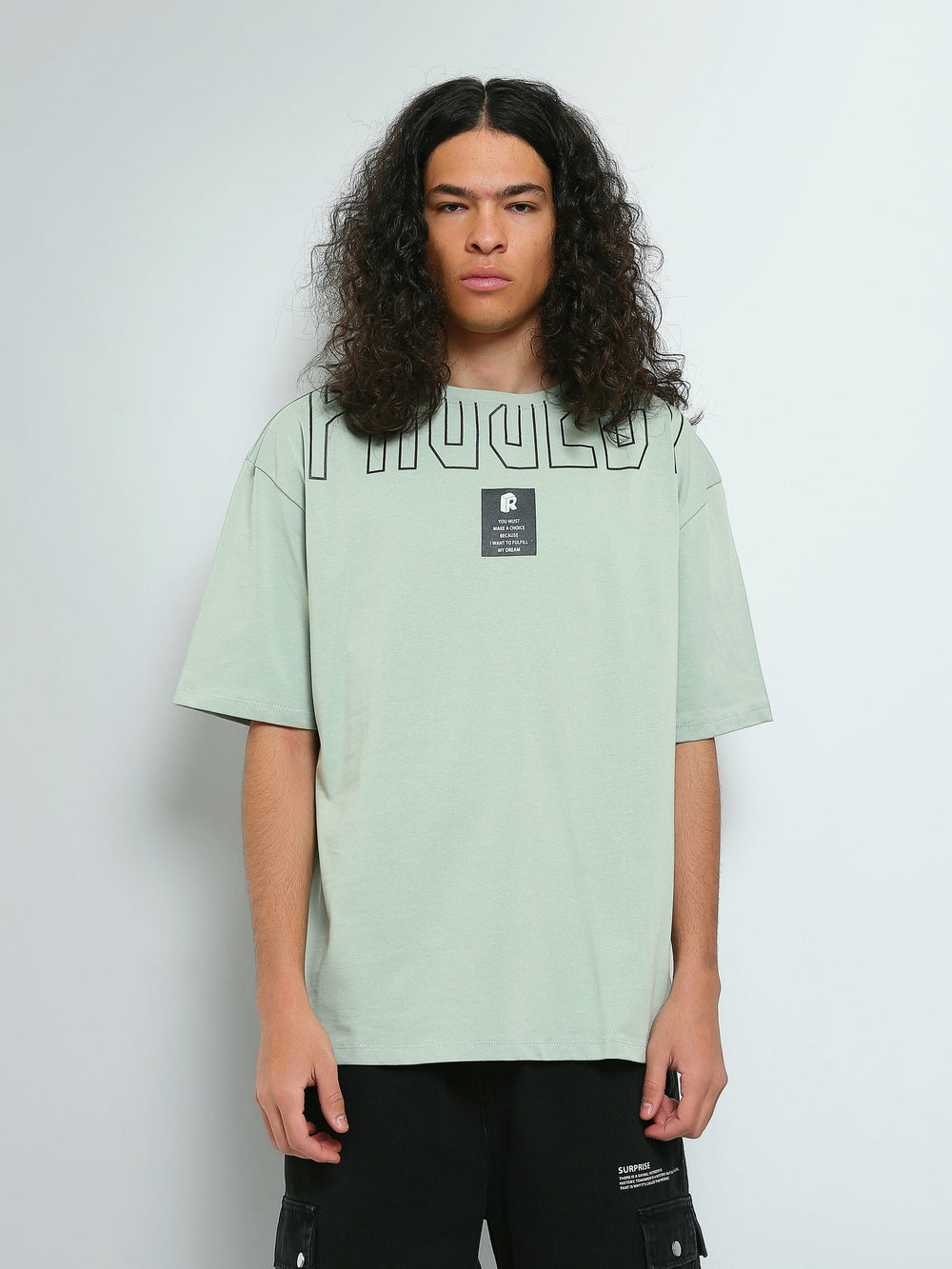 T-shirt Oversize Homme à Imprimé Graphique – Style Streetwear - TSH26SPRO20014TM1
