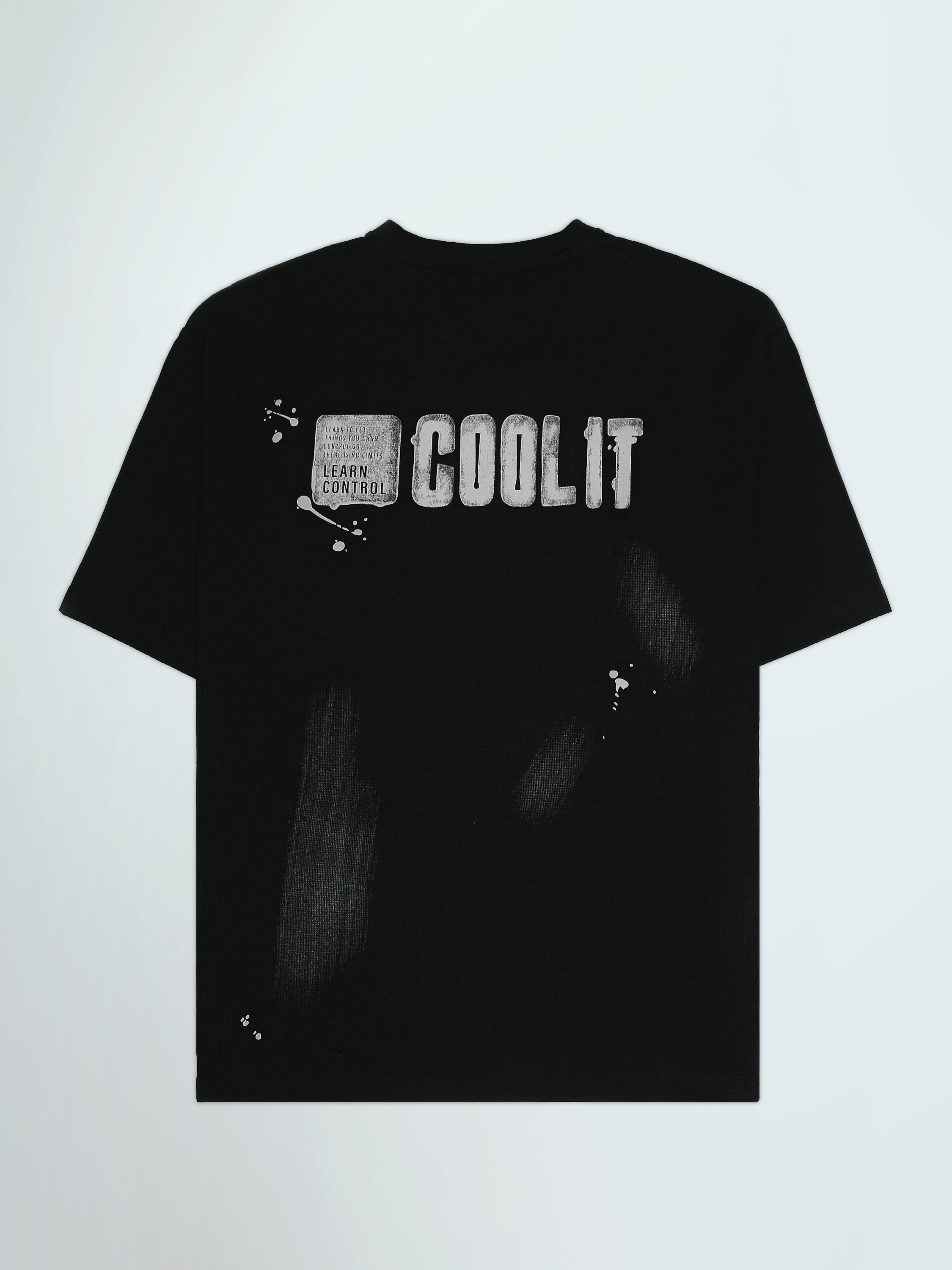 T-shirt Oversize Homme à Imprimé Effet Peinture – Streetwear - TSH26SPRO20042TM1