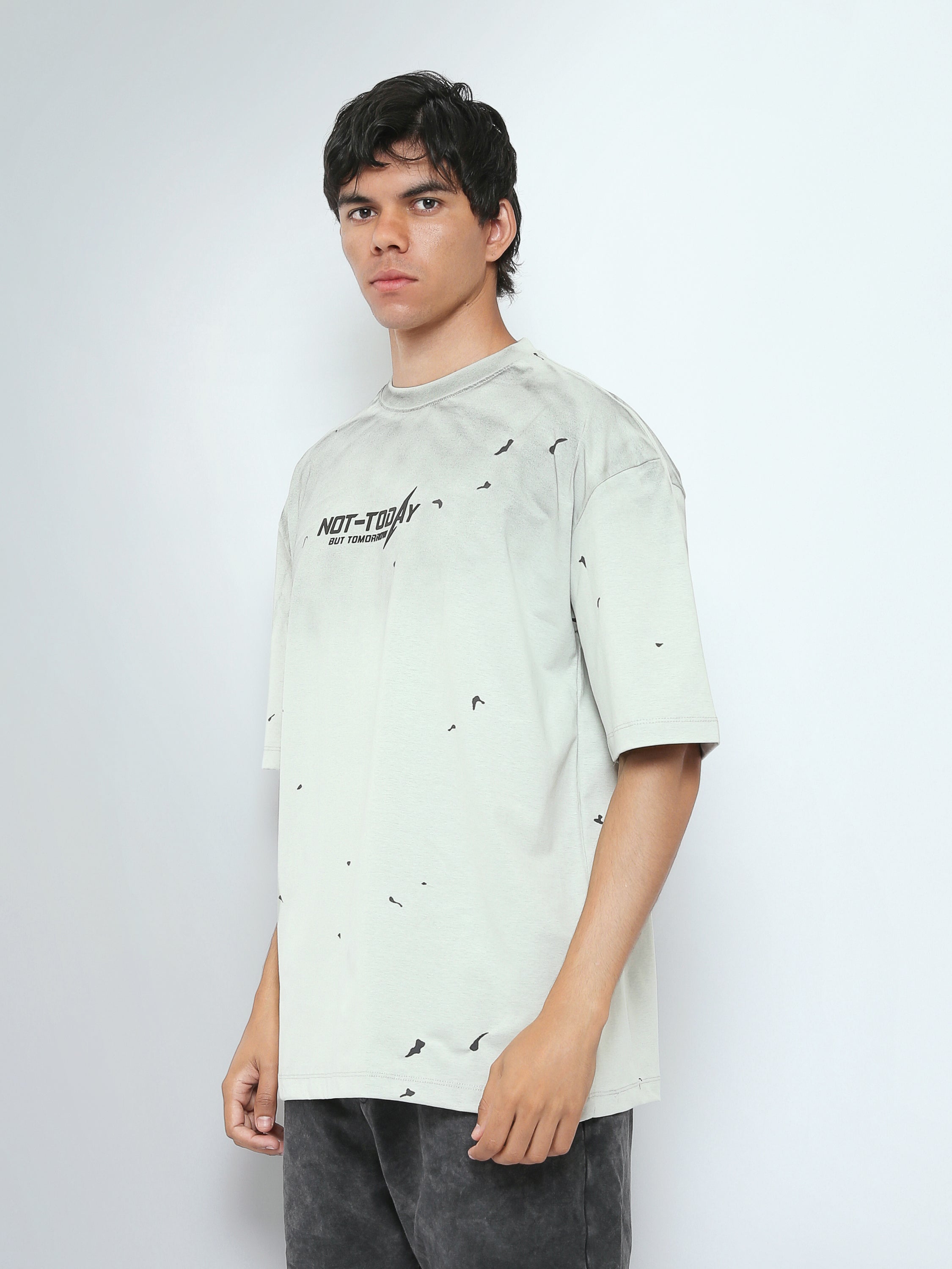 T-Shirt Oversize Homme Imprimé – Style Streetwear Décontracté - TSH26SPRO20054TM1