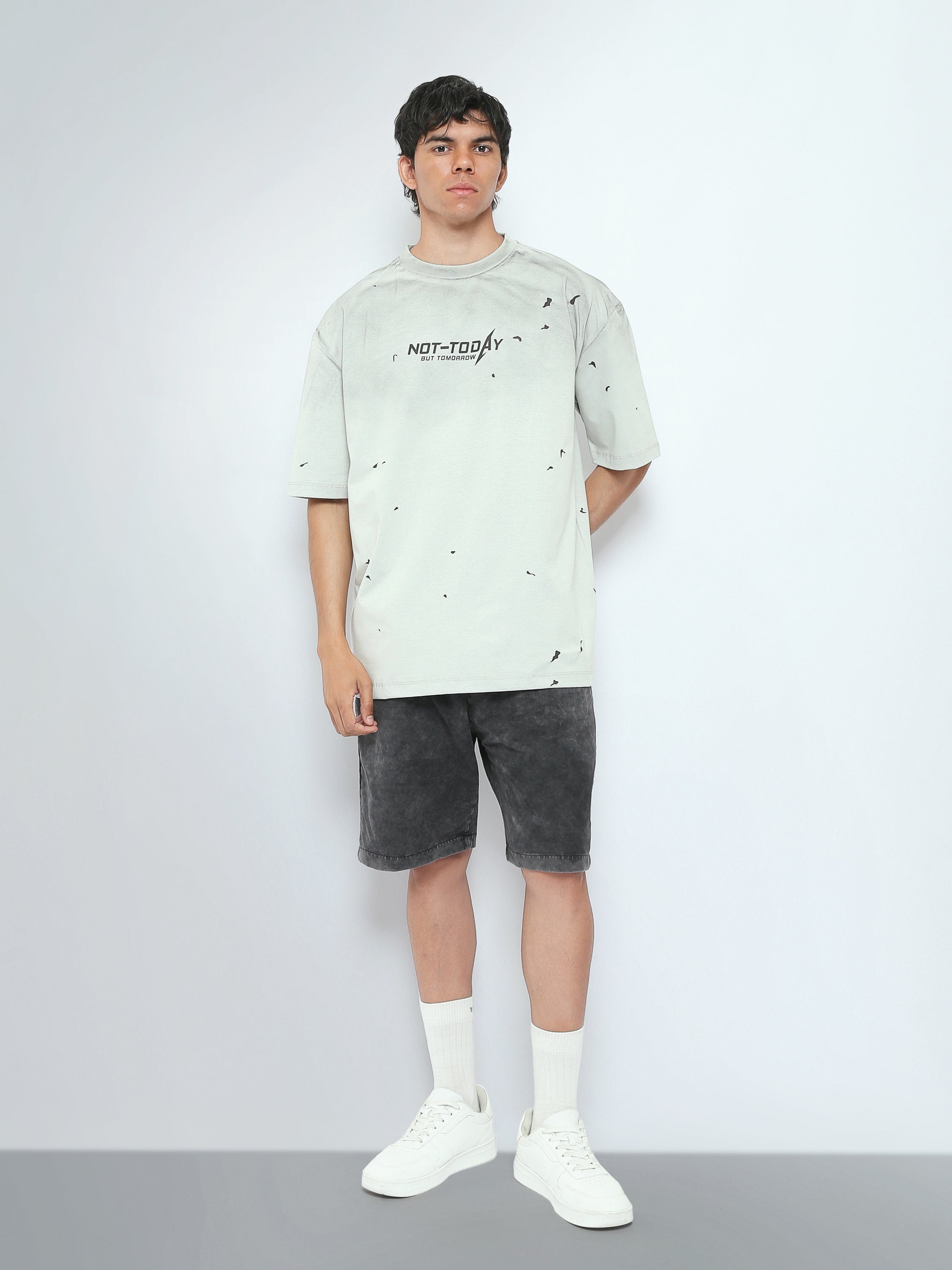 T-Shirt Oversize Homme Imprimé – Style Streetwear Décontracté - TSH26SPRO20054TM1