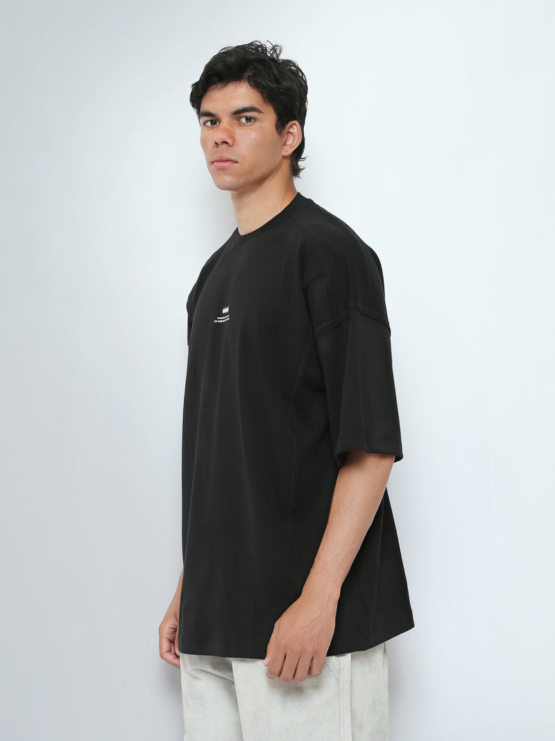 T-Shirt Oversize Homme Minimaliste à Petit Imprimé - TSH26SPRO20082TM1