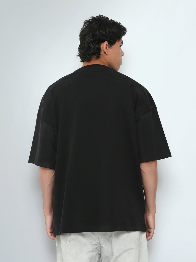T-Shirt Oversize Homme Minimaliste à Petit Imprimé - TSH26SPRO20082TM1