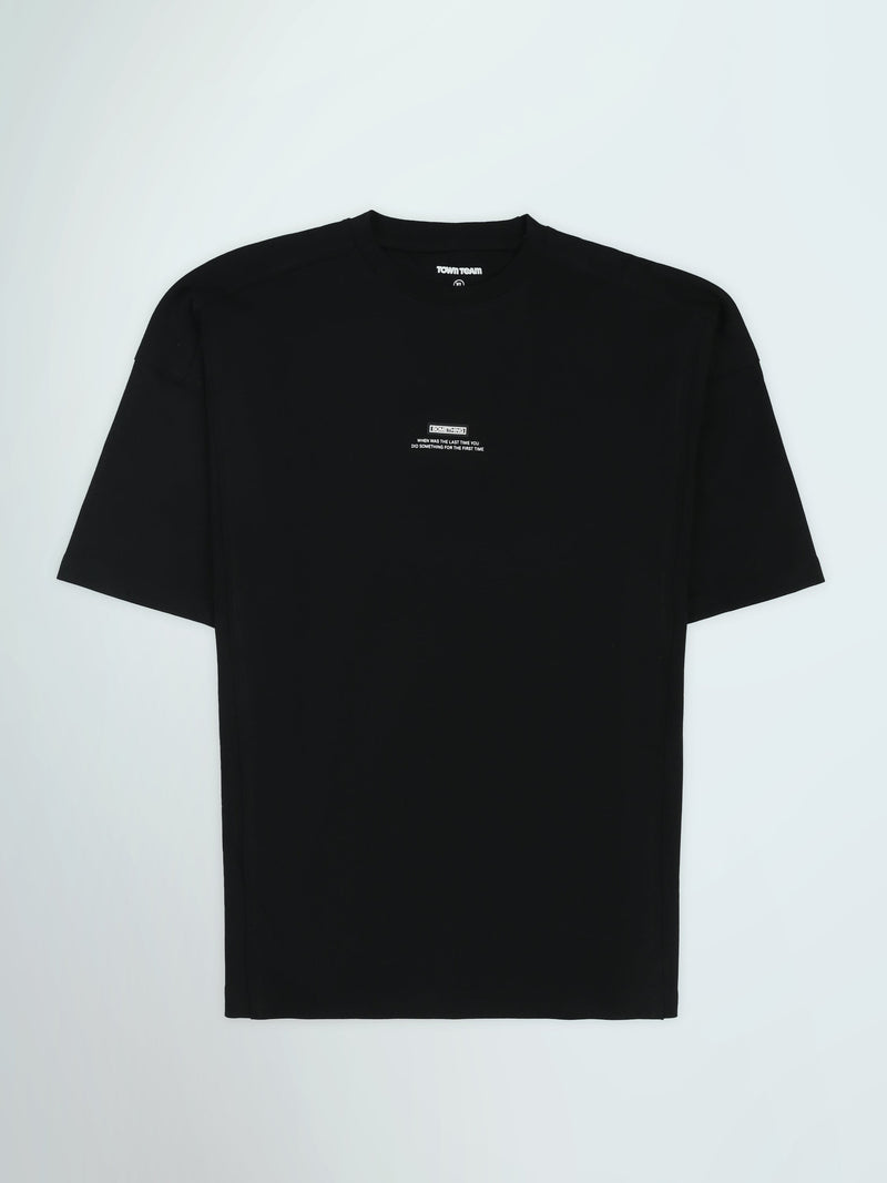 T-Shirt Oversize Homme Minimaliste à Petit Imprimé - TSH26SPRO20082TM1