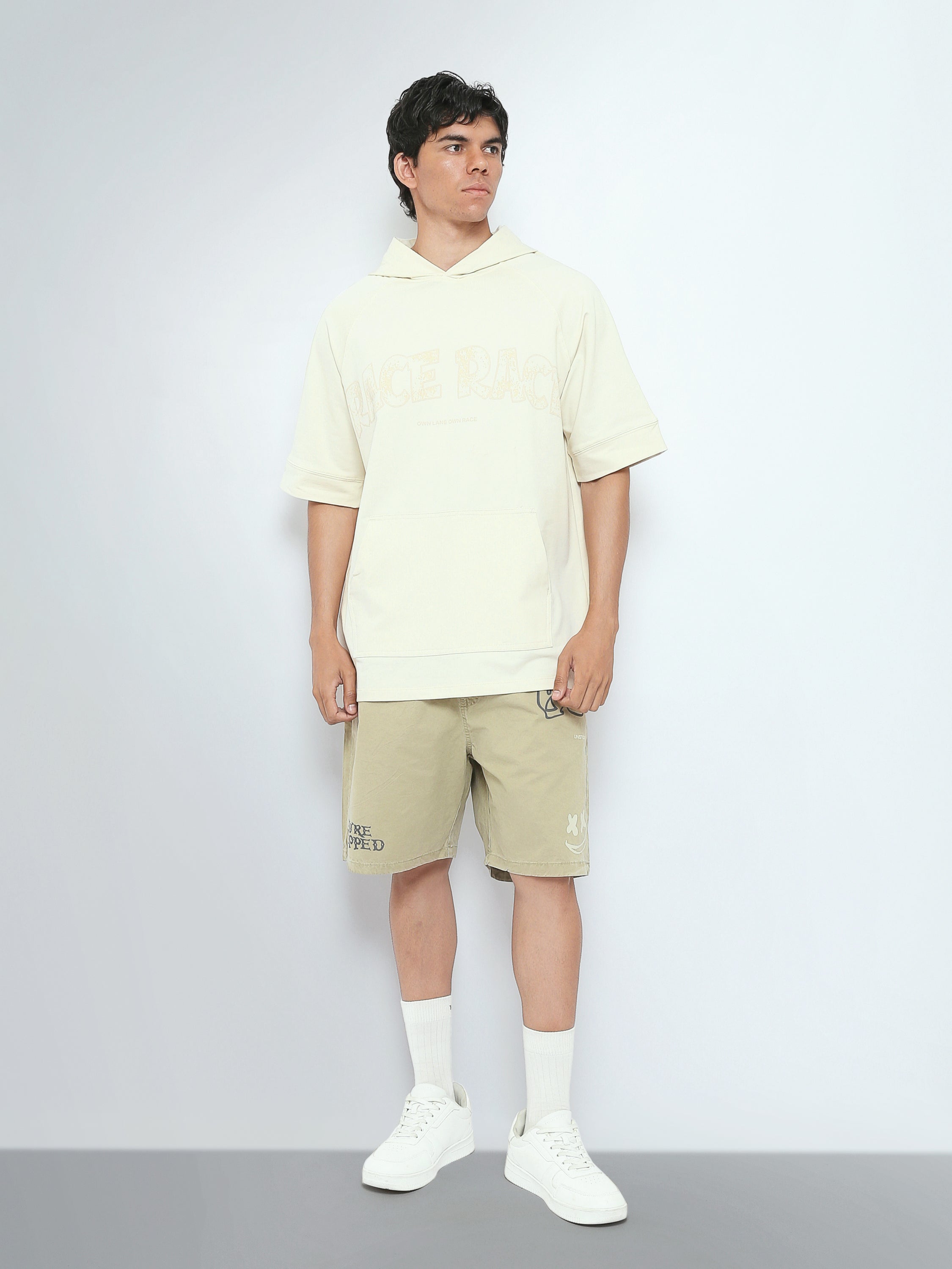 T-Shirt à Capuche Oversize Homme avec Poche Kangourou - TSH26SPRO20101TM1