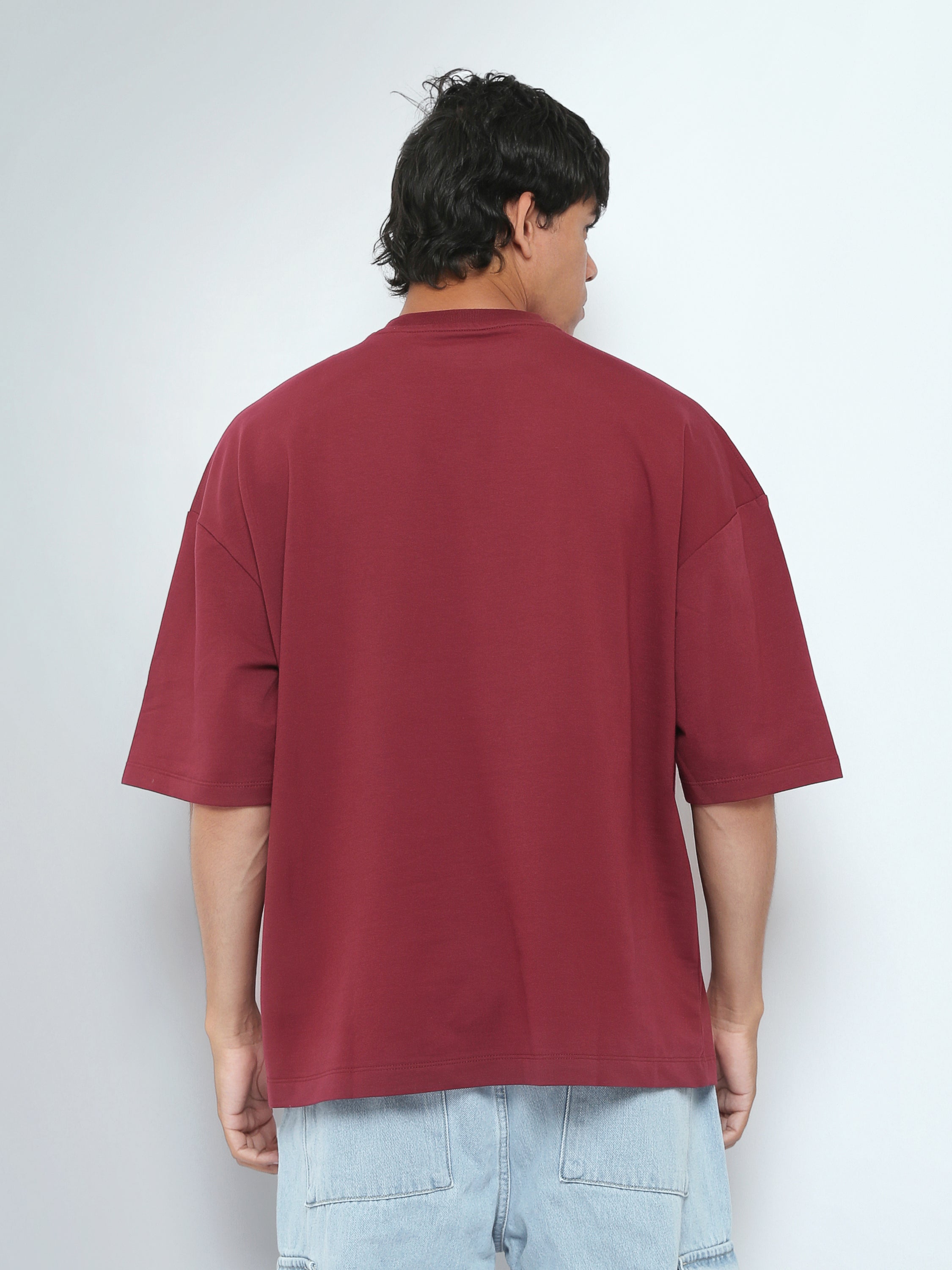 T-Shirt Oversize Homme à Inscription Minimaliste - TSH26SPRO20120TM1