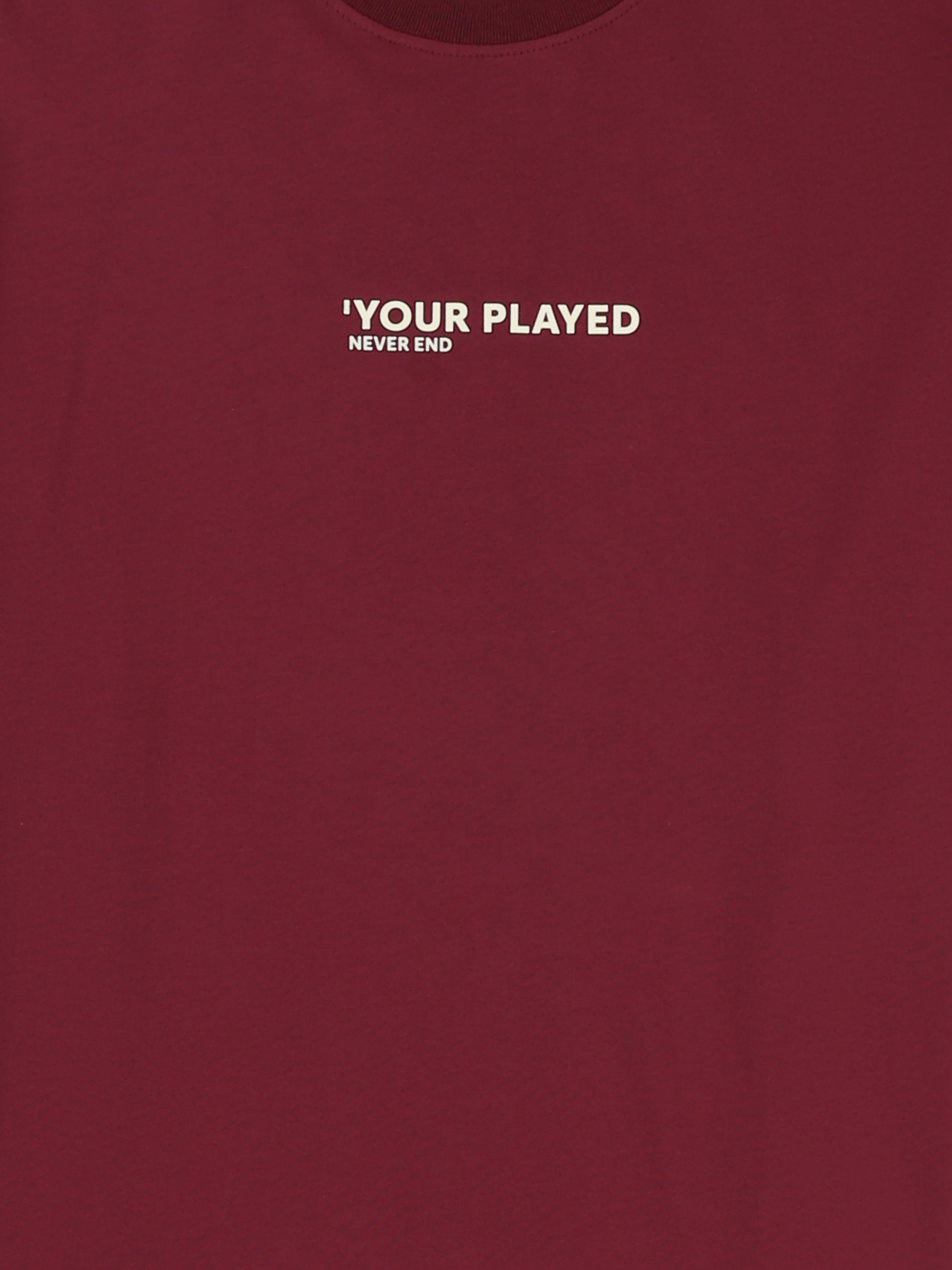 T-Shirt Oversize Homme à Inscription Minimaliste - TSH26SPRO20120TM1