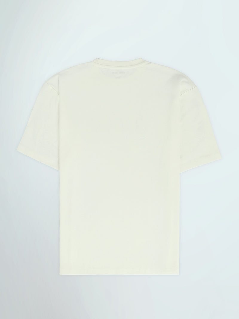 T-Shirt Homme Oversize à Imprimé Exhale et Liserés - TSH26SPRO20278TM1