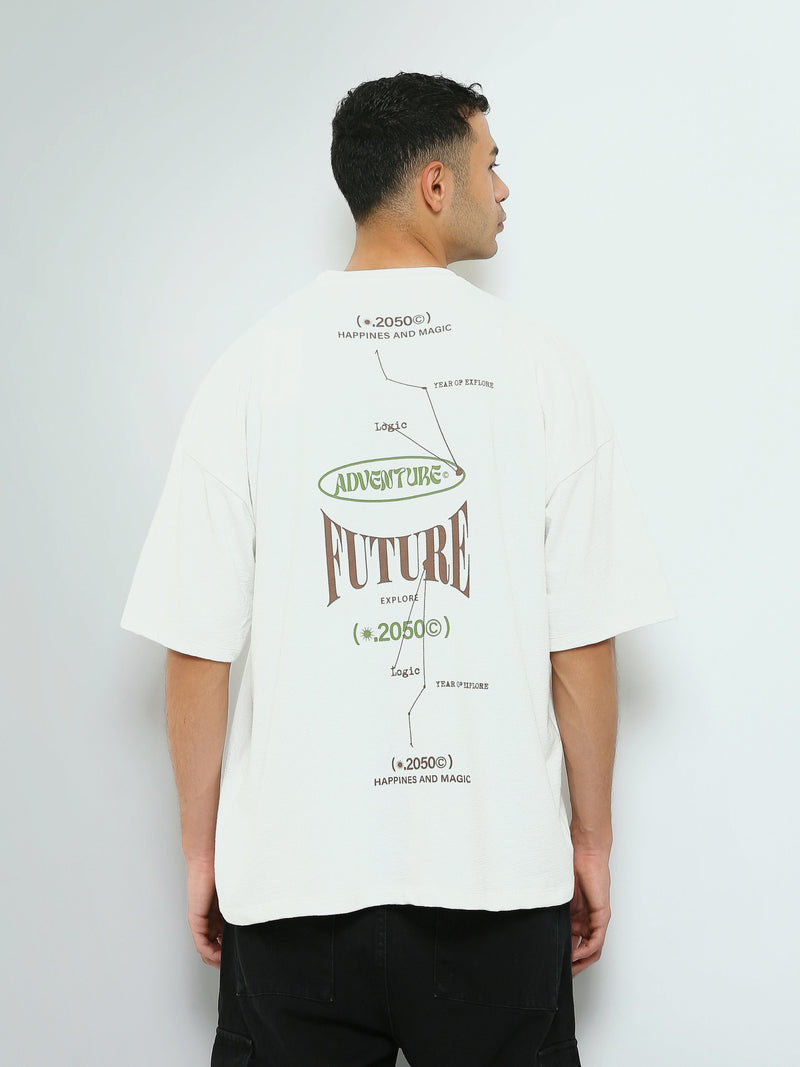 T-shirt Oversize Homme à Imprimé Explore – Style Streetwear - TSH26SPRO20292TM1