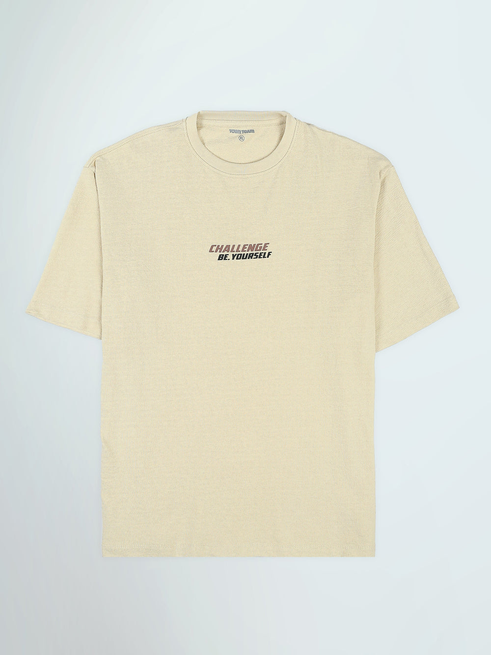 T-Shirt Homme Oversize à Imprimé Typographique - TSH26SPRO20296TM1